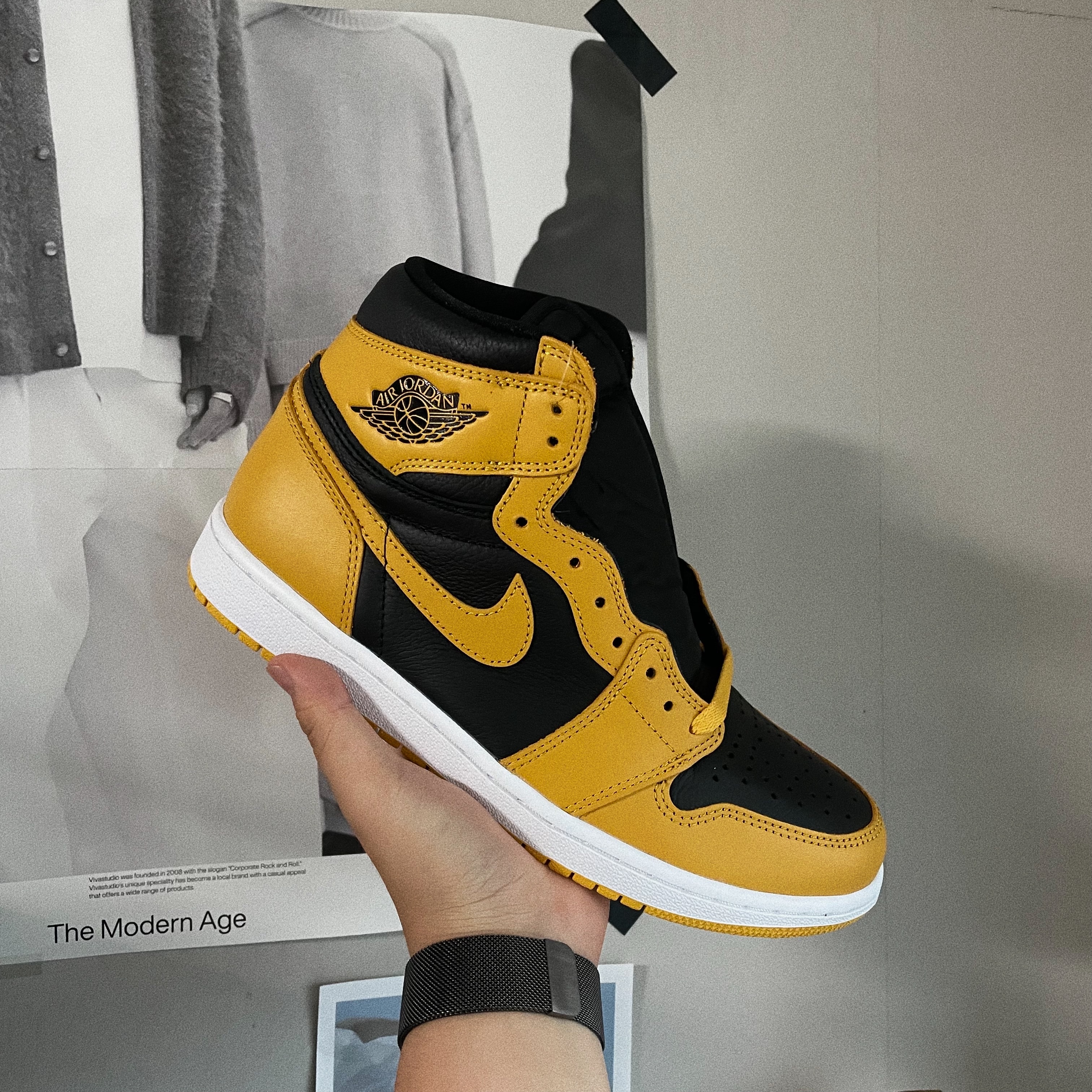 Jordan 1 Retro High OG Pollen 착용 스타일