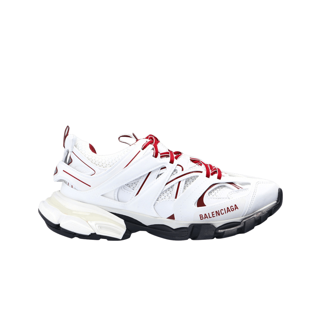 (W) 발렌시아가 트랙 스니커즈 화이트 레드((W) Balenciaga Track Sneakers White Red) - 1