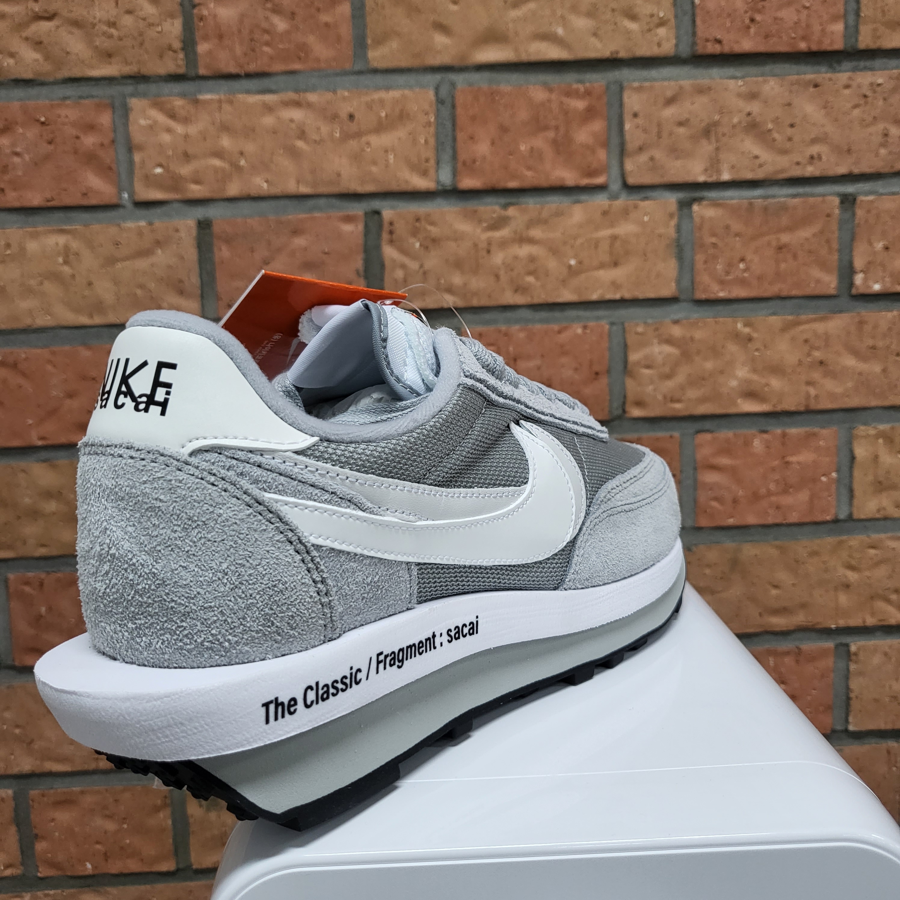 Nike x Sacai x Fragment LDWaffle Light Smoke Grey 착용 스타일