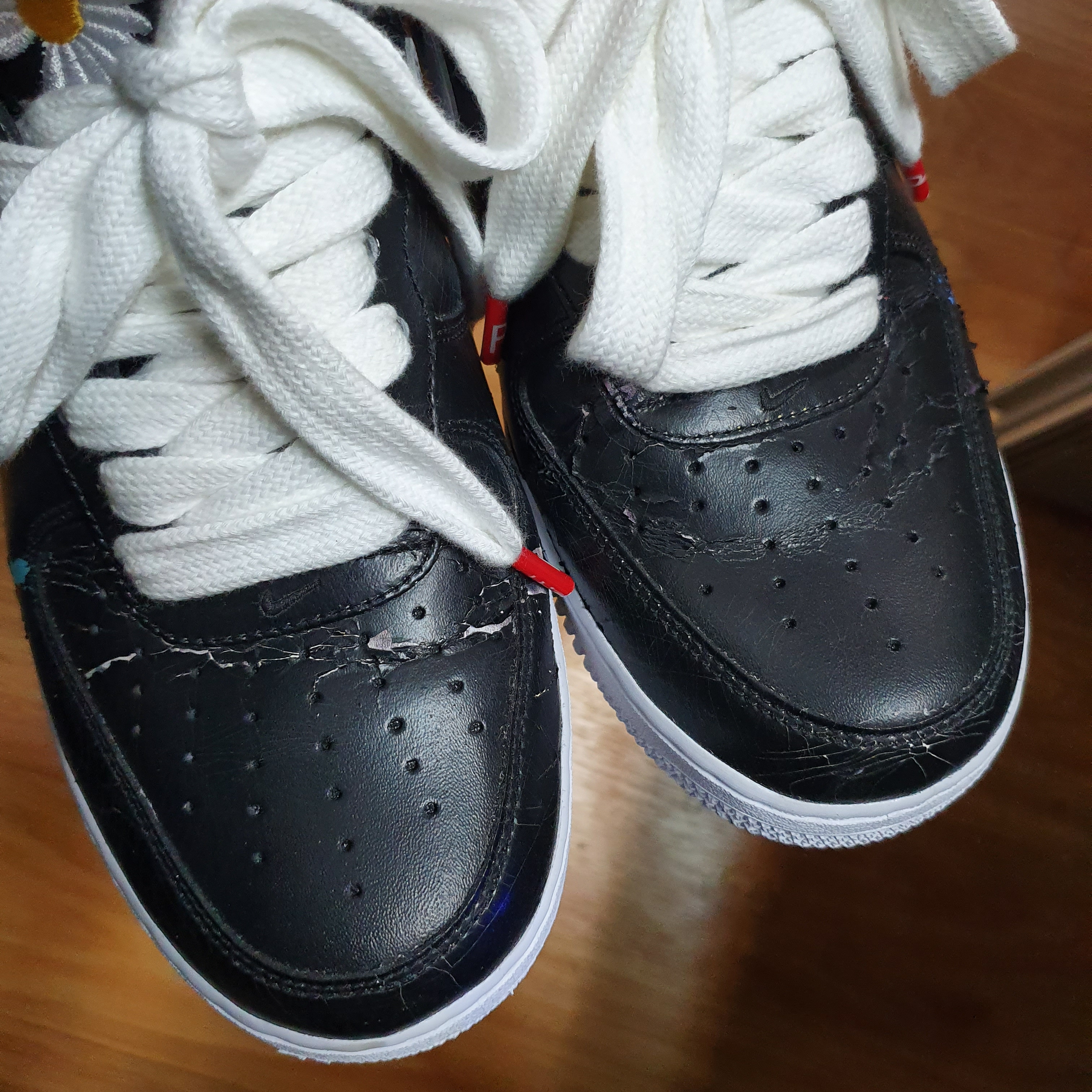 Nike x Peaceminusone Air Force 1 Low Para-Noise, Nike x Cactus Plant Flea Market Fleece Crewneck Blue 착용 스타일 - 3