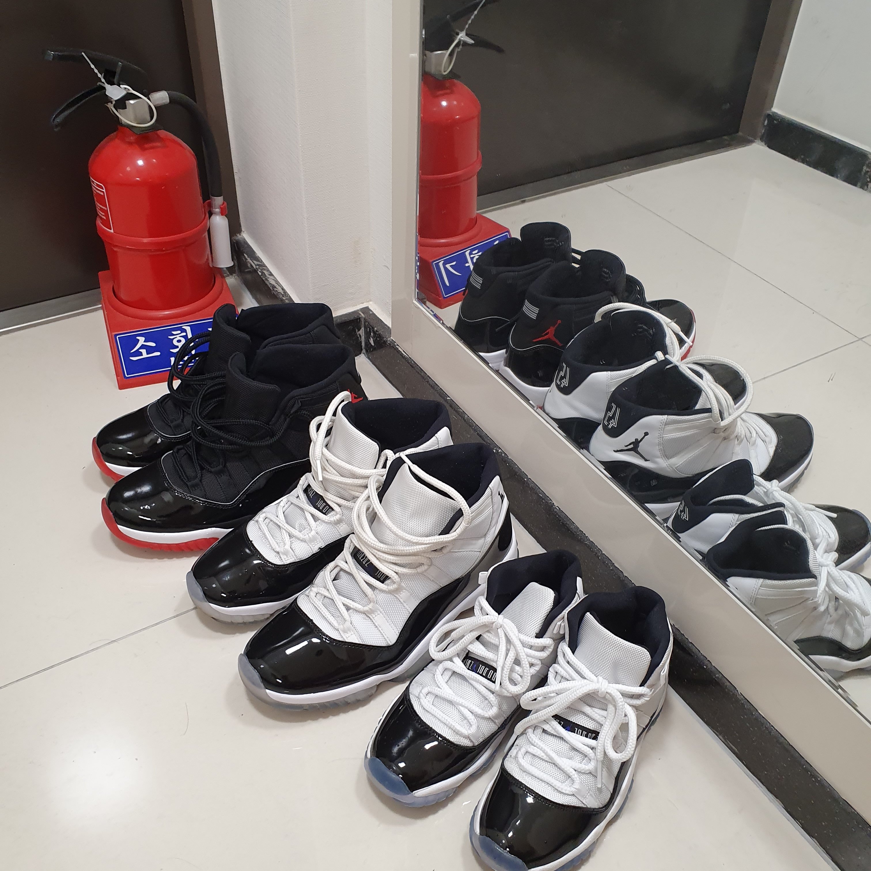 Jordan 11 Retro Concord 2018 착용 스타일
