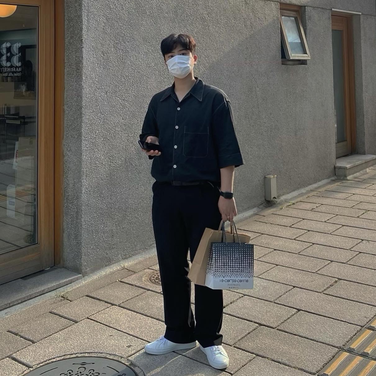 Common Projects Original Achilles Low White 착용 스타일 - 1