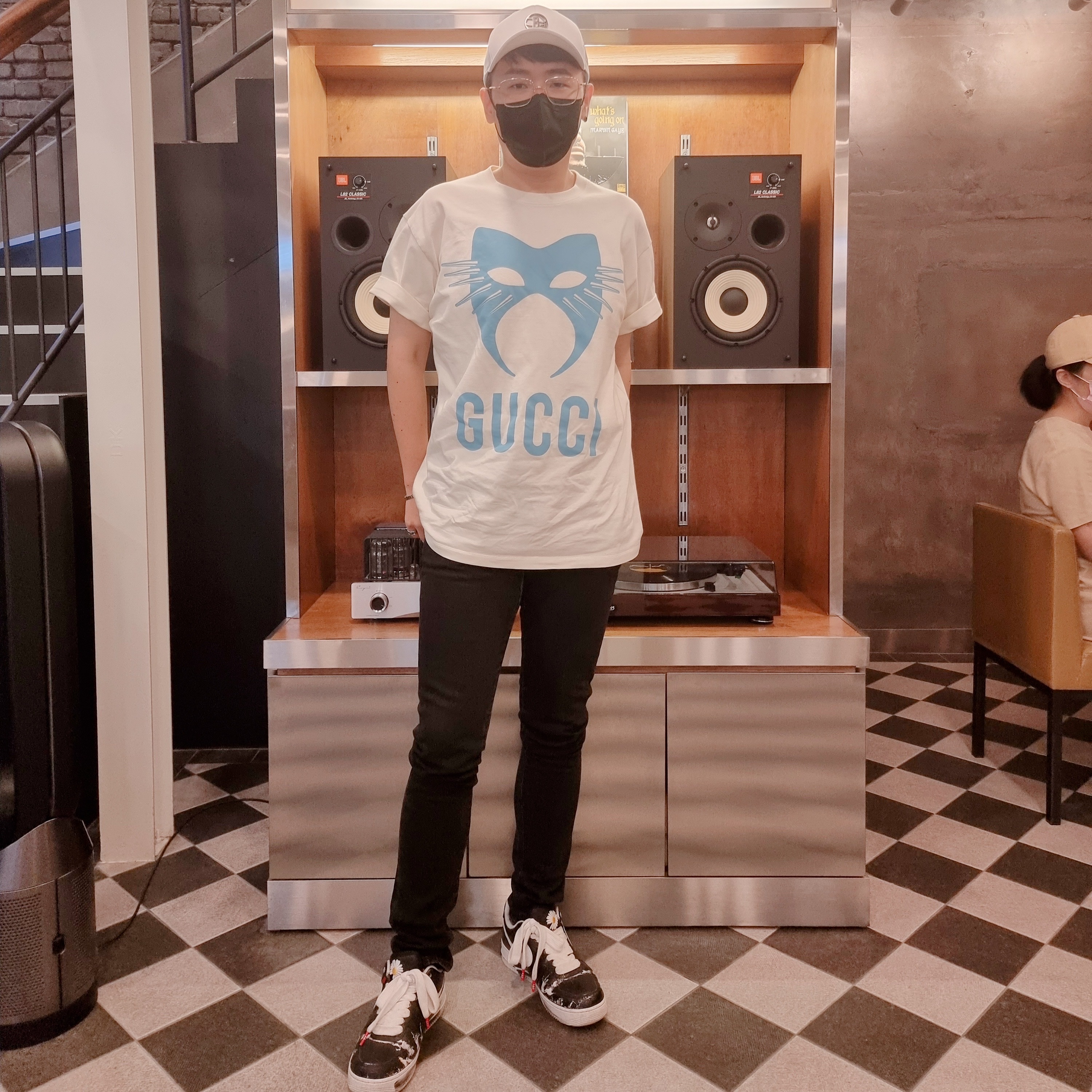 Nike x Peaceminusone Air Force 1 Low Para-Noise 착용 스타일