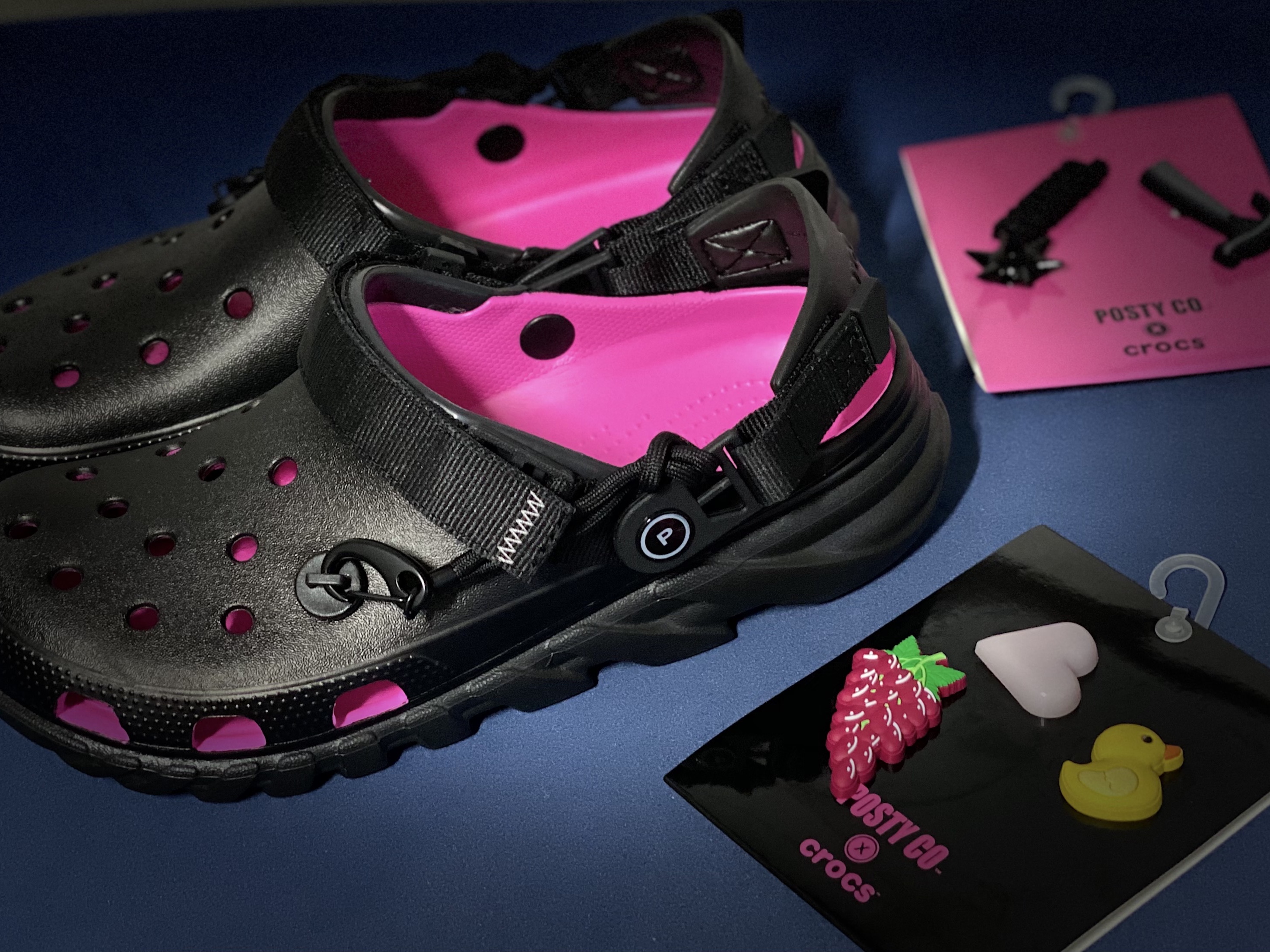 Crocs x Post Malone Duet Max Clog Black 착용 스타일 - 4