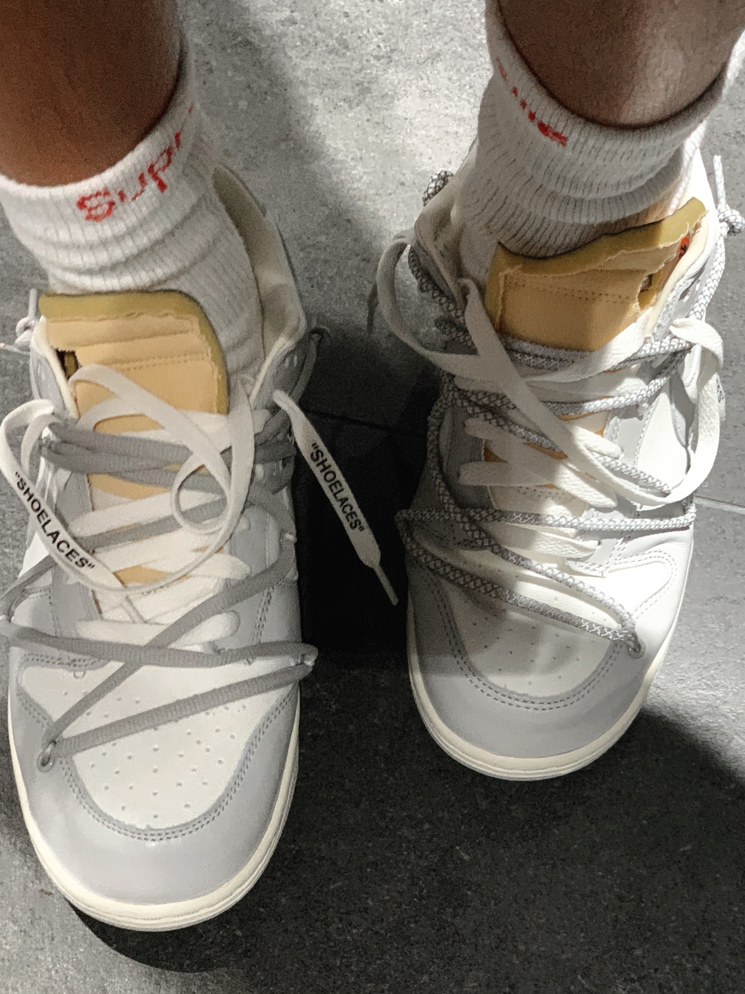 Nike x Off-White Dunk Low The 50 - Lot 46 착용 스타일 - 2
