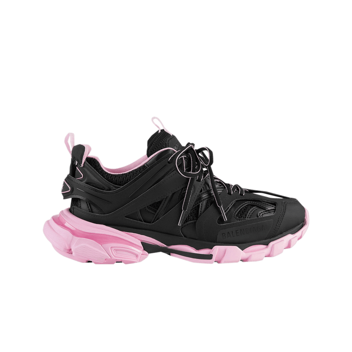 (W) 발렌시아가 트랙 스니커즈 블랙 핑크((W) Balenciaga Track Sneakers Black Pink) - 1