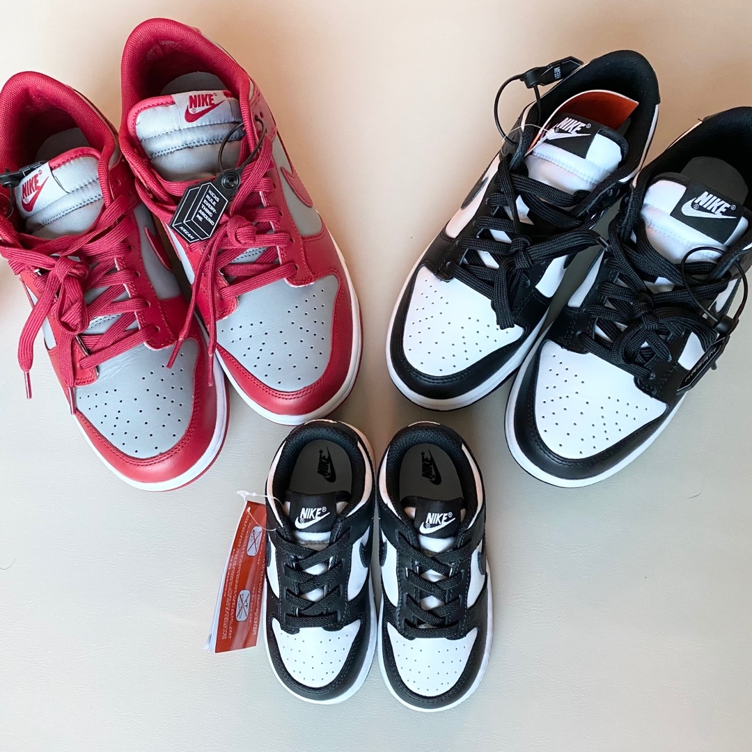(W) Nike Dunk Low Black, (TD) Nike Dunk Low Black 착용 스타일