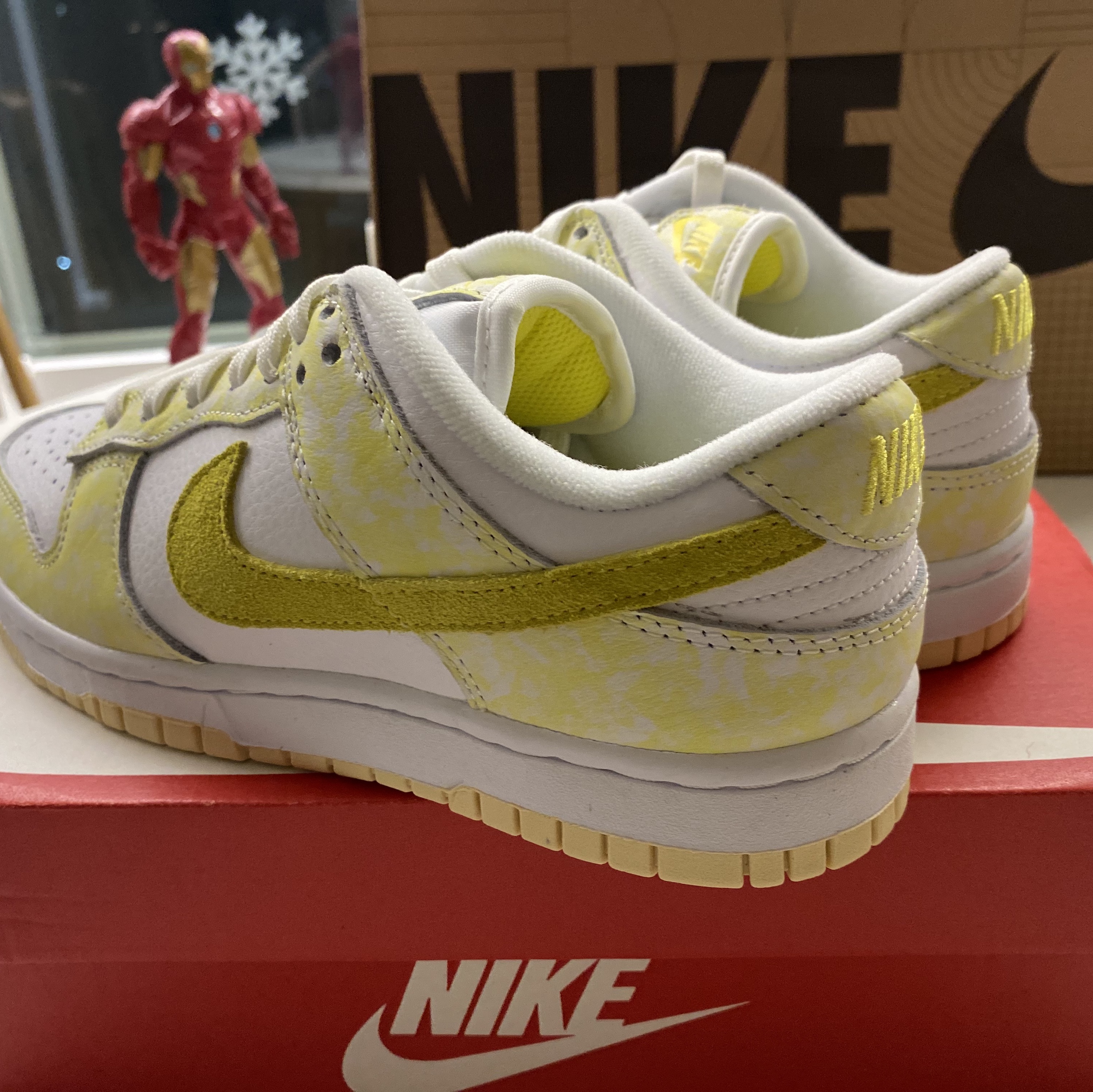 (W) Nike Dunk Low Yellow Strike 착용 스타일 - 3