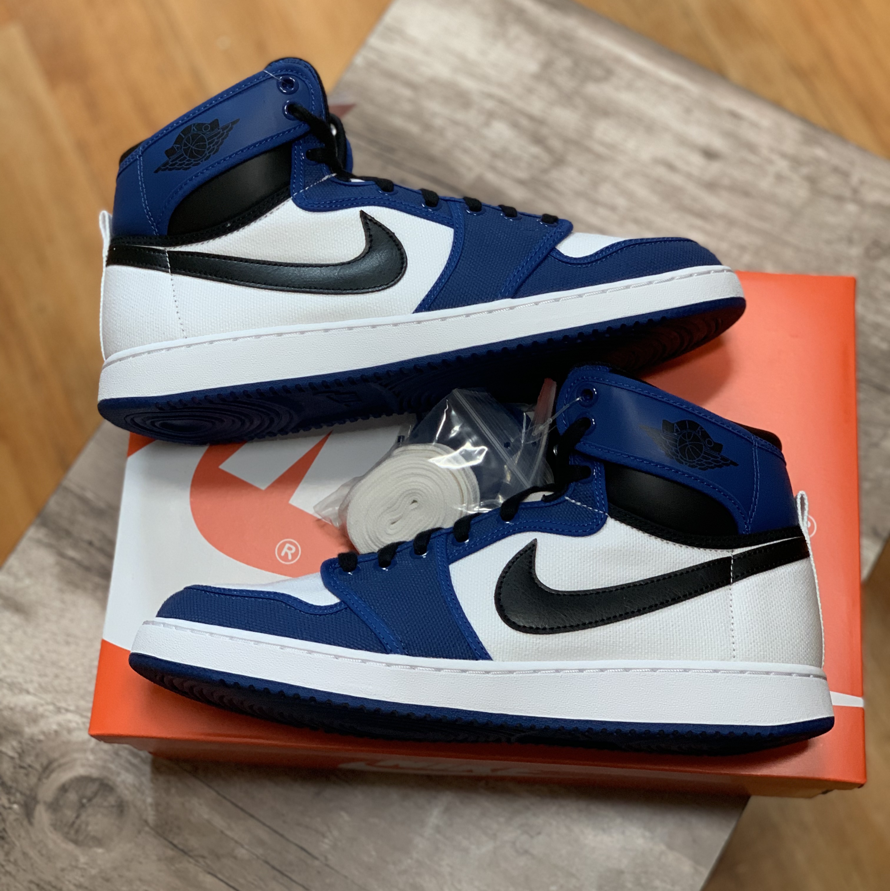 Jordan 1 KO Storm Blue 착용 스타일 - 1