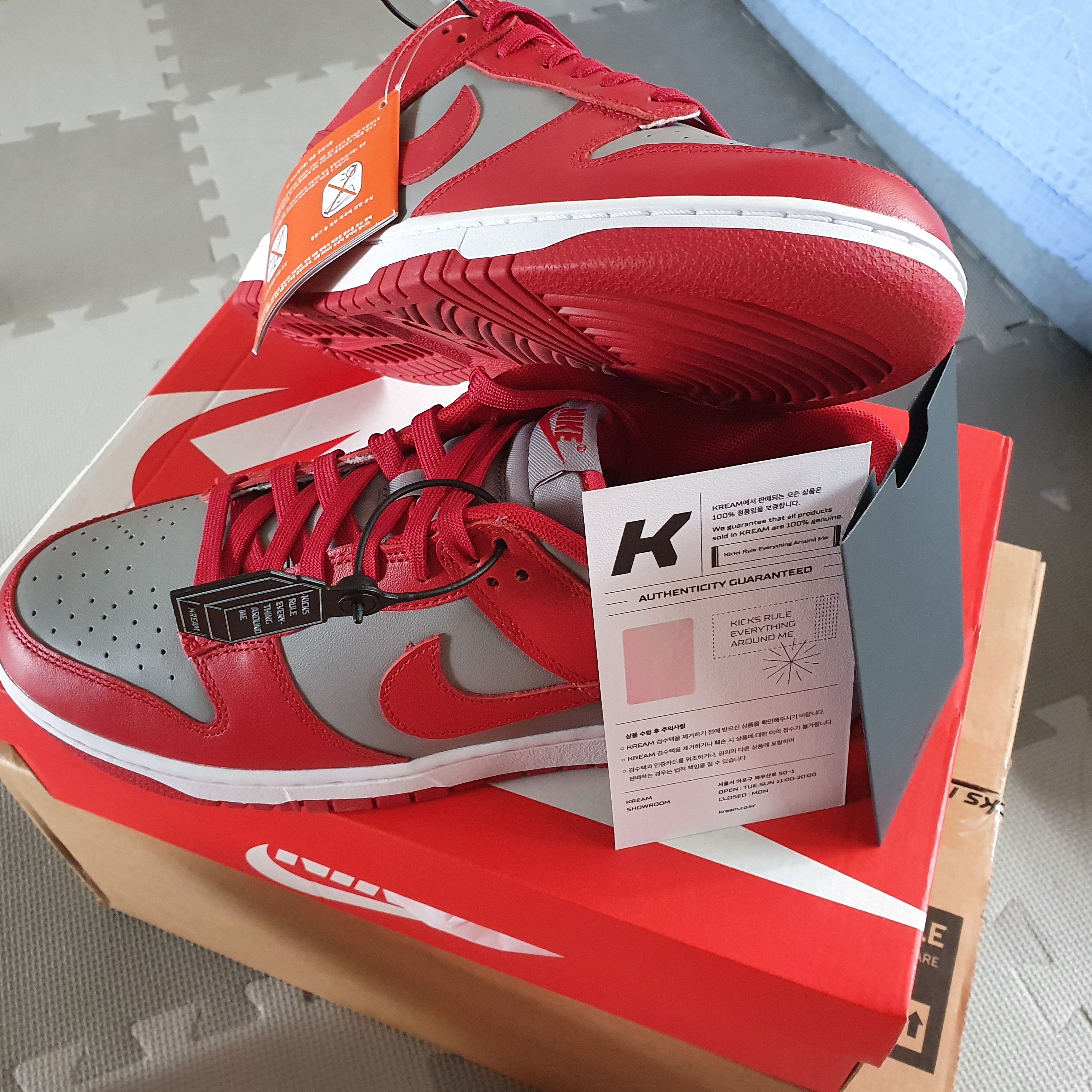 Nike Dunk Low Retro Medium Grey 착용 스타일