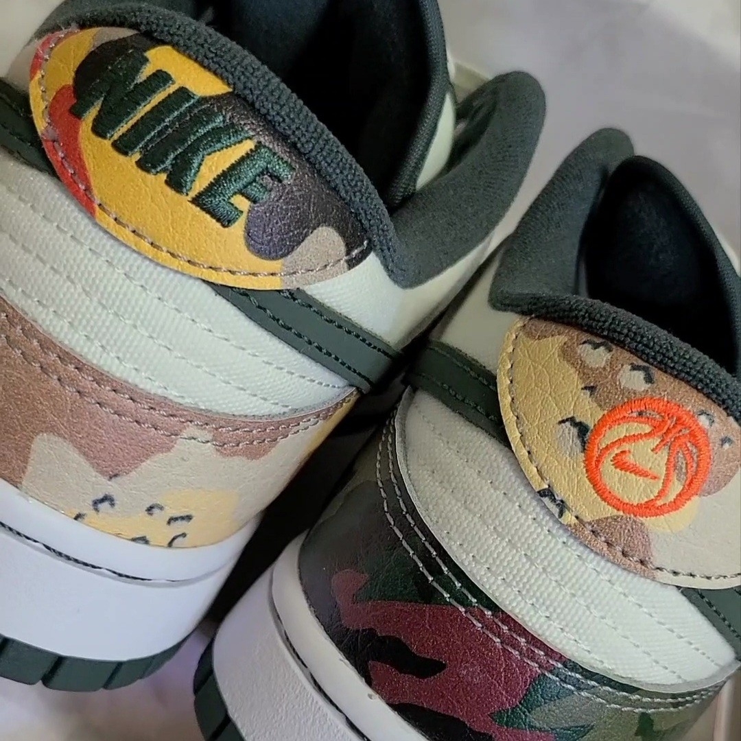 Nike Dunk Low SE Sail Multi Camo 착용 스타일