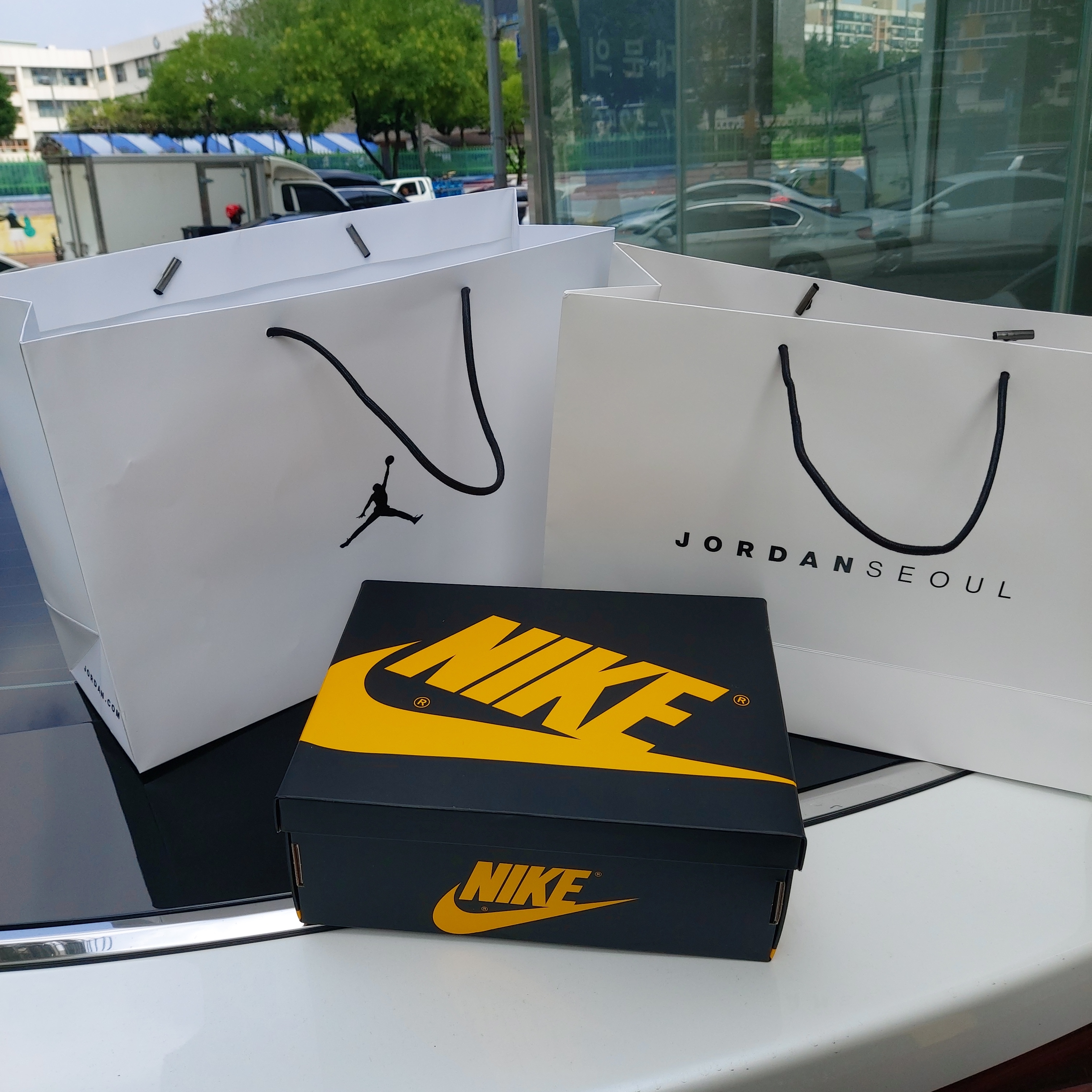 (GS) Jordan 1 Retro High OG Pollen 착용 스타일