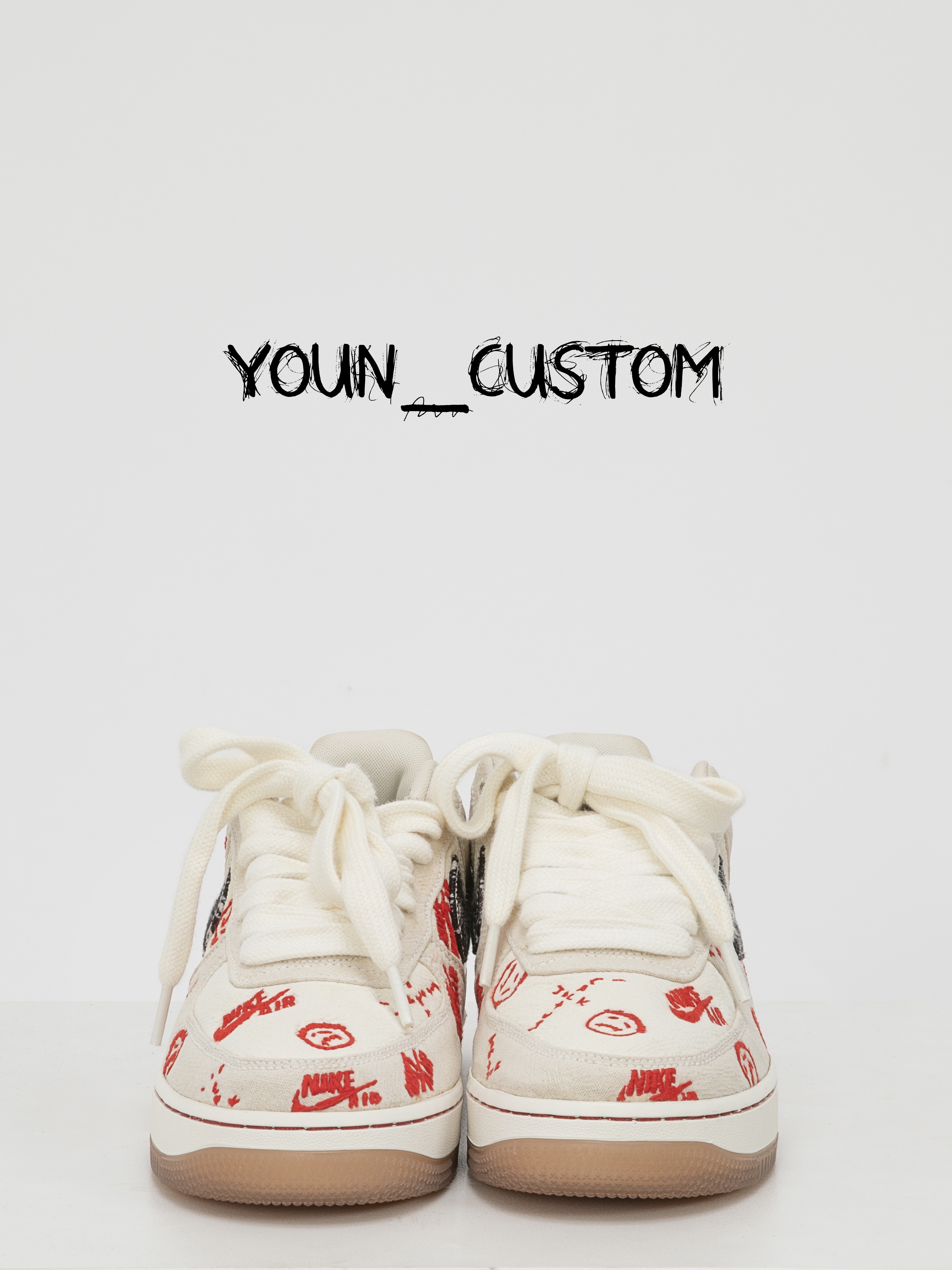 Nike Air Force 1 '07 LV8 Paisley Swoosh 착용 스타일 - 5