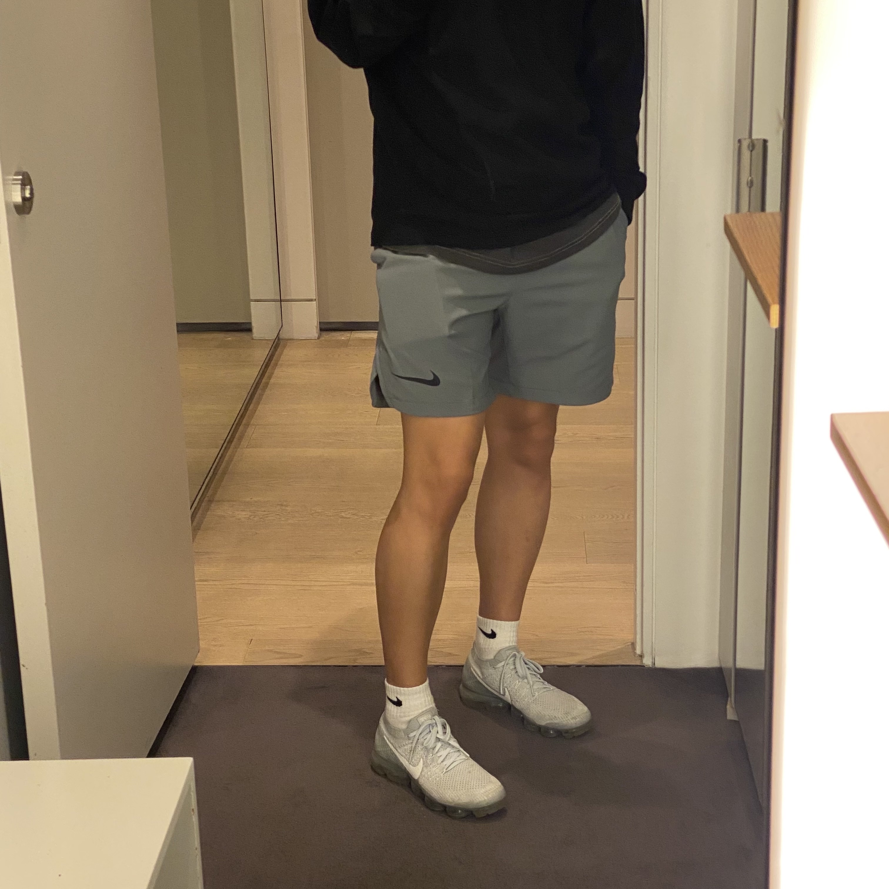 (W) Nike Air VaporMax Flyknit Pure Platinum 착용 스타일