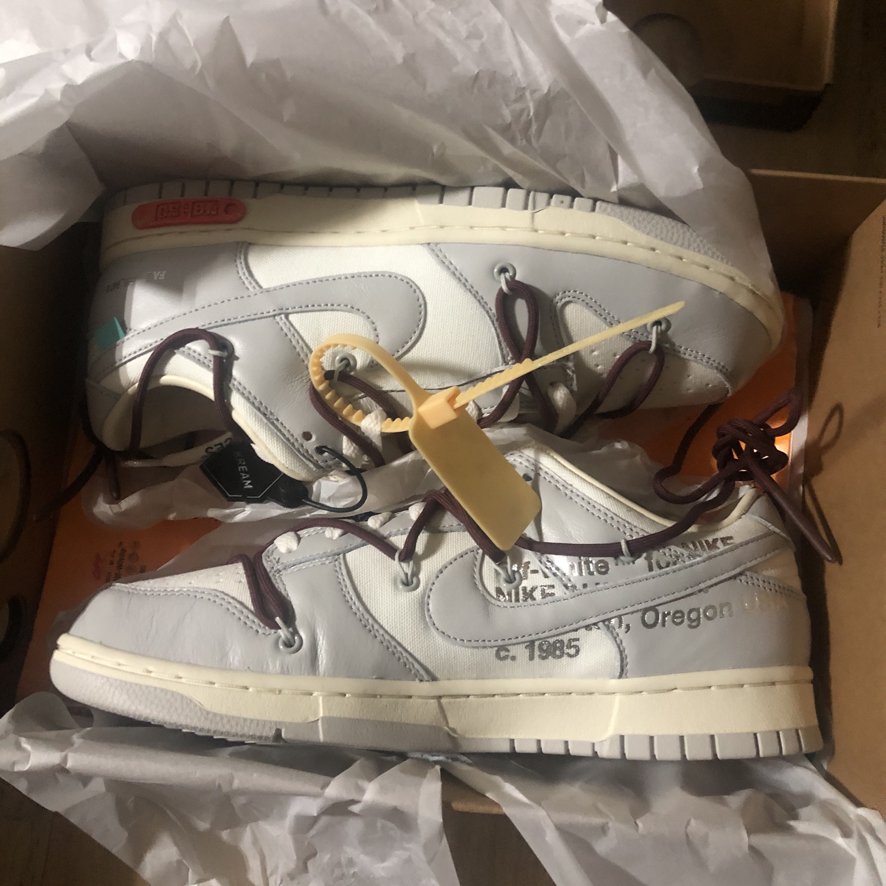 Nike x Off-White Dunk Low The 50 - Lot 46 착용 스타일 - 3