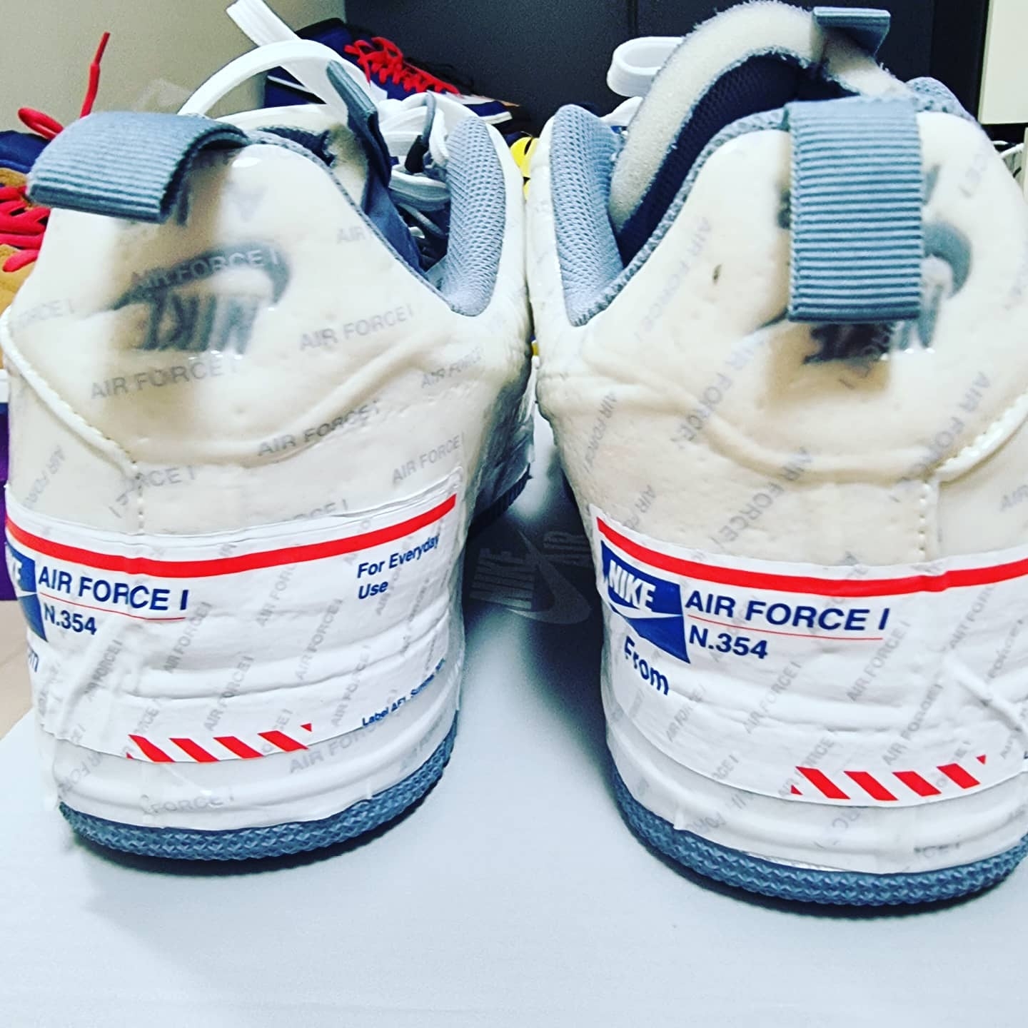 Nike Air Force 1 Low Experimental Postal Ghost 착용 스타일 - 4