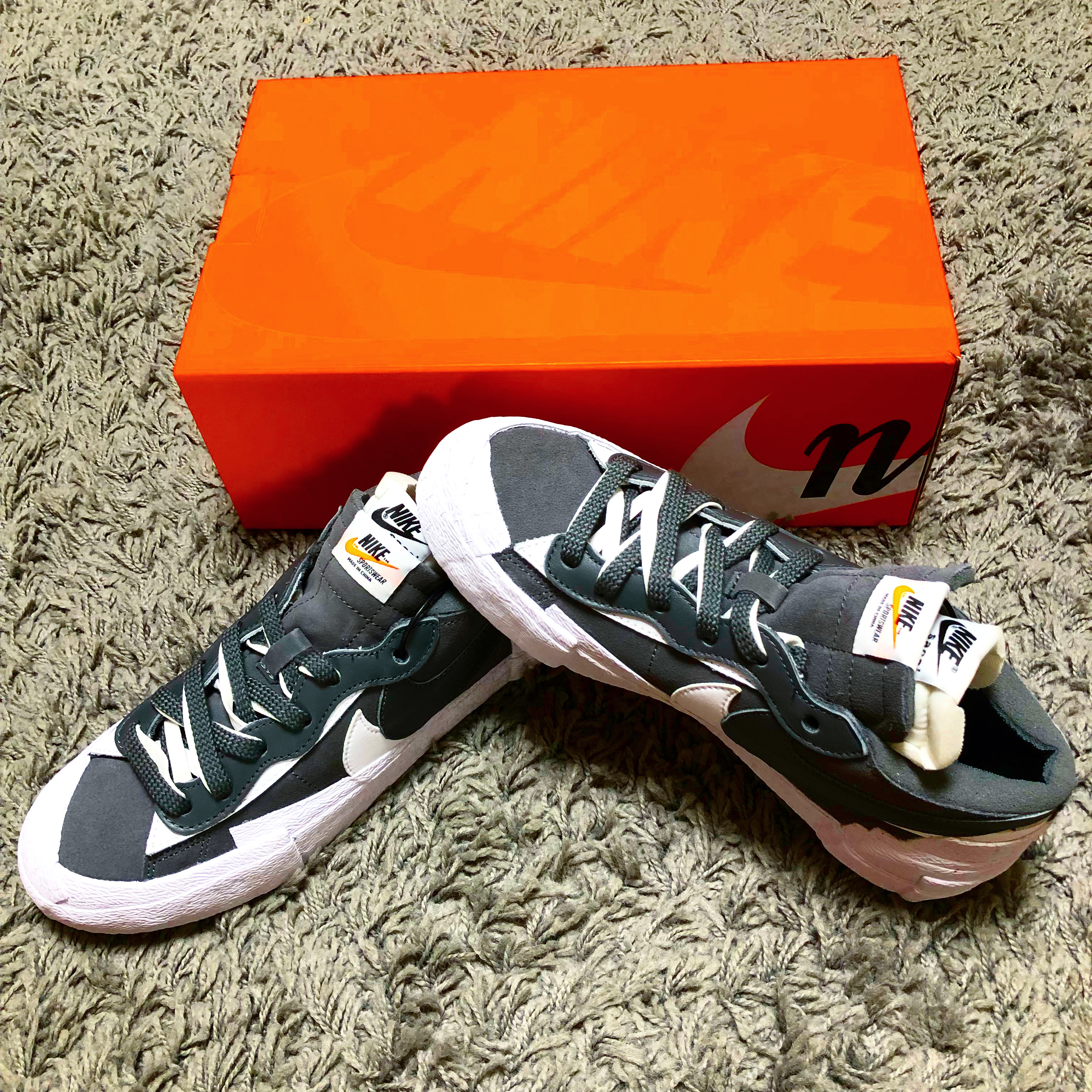 Nike x Sacai Blazer Low Iron Grey 착용 스타일
