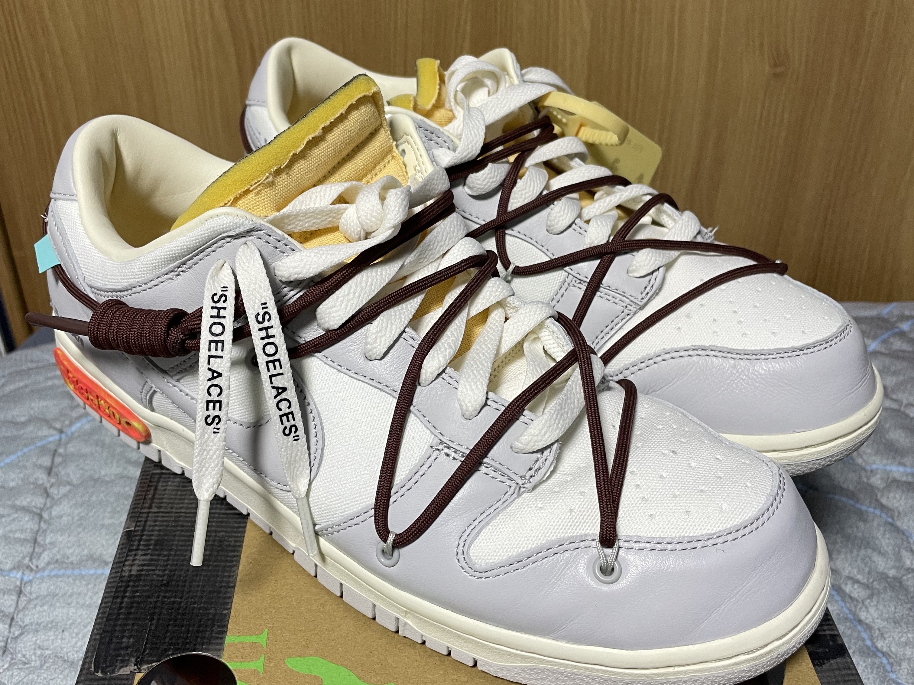 Nike x Off-White Dunk Low The 50 - Lot 46 착용 스타일 - 1