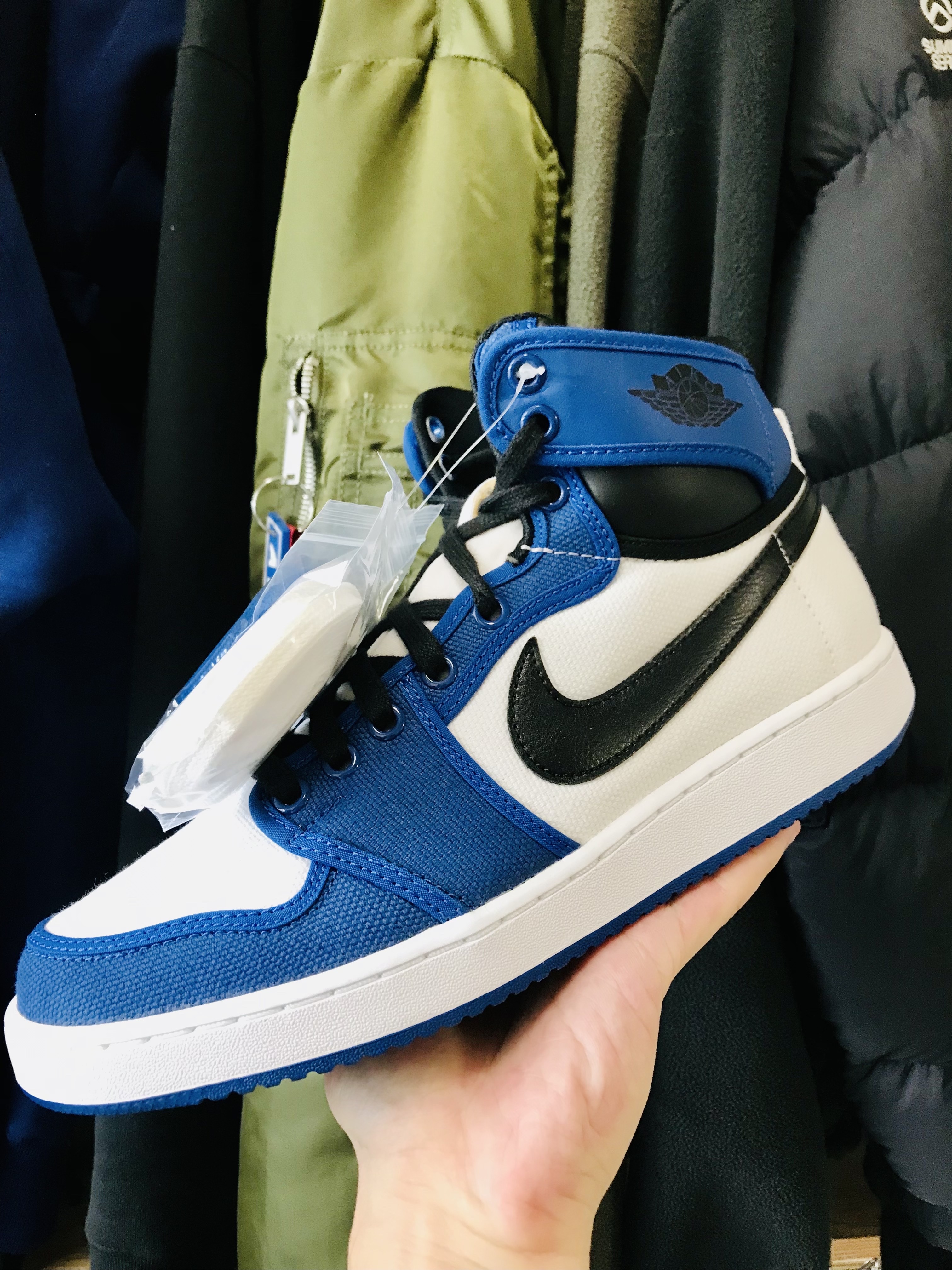 Jordan 1 KO Storm Blue 착용 스타일 - 1