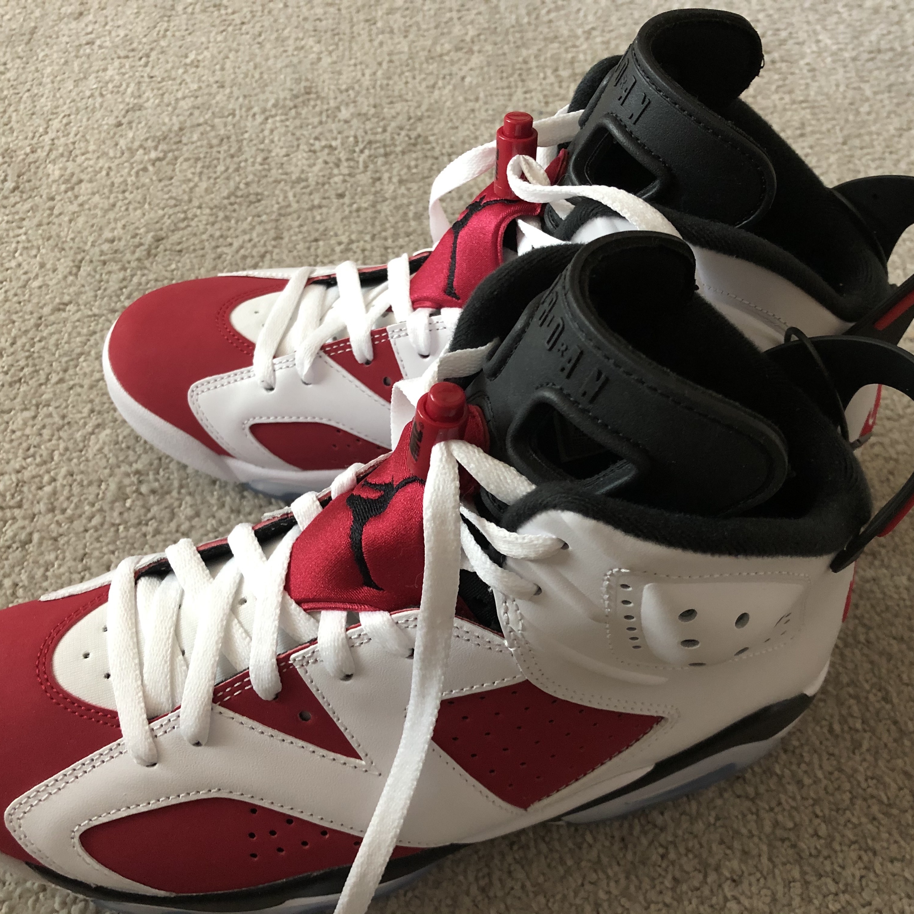 Jordan 6 Retro Carmine 2021 착용 스타일 - 1