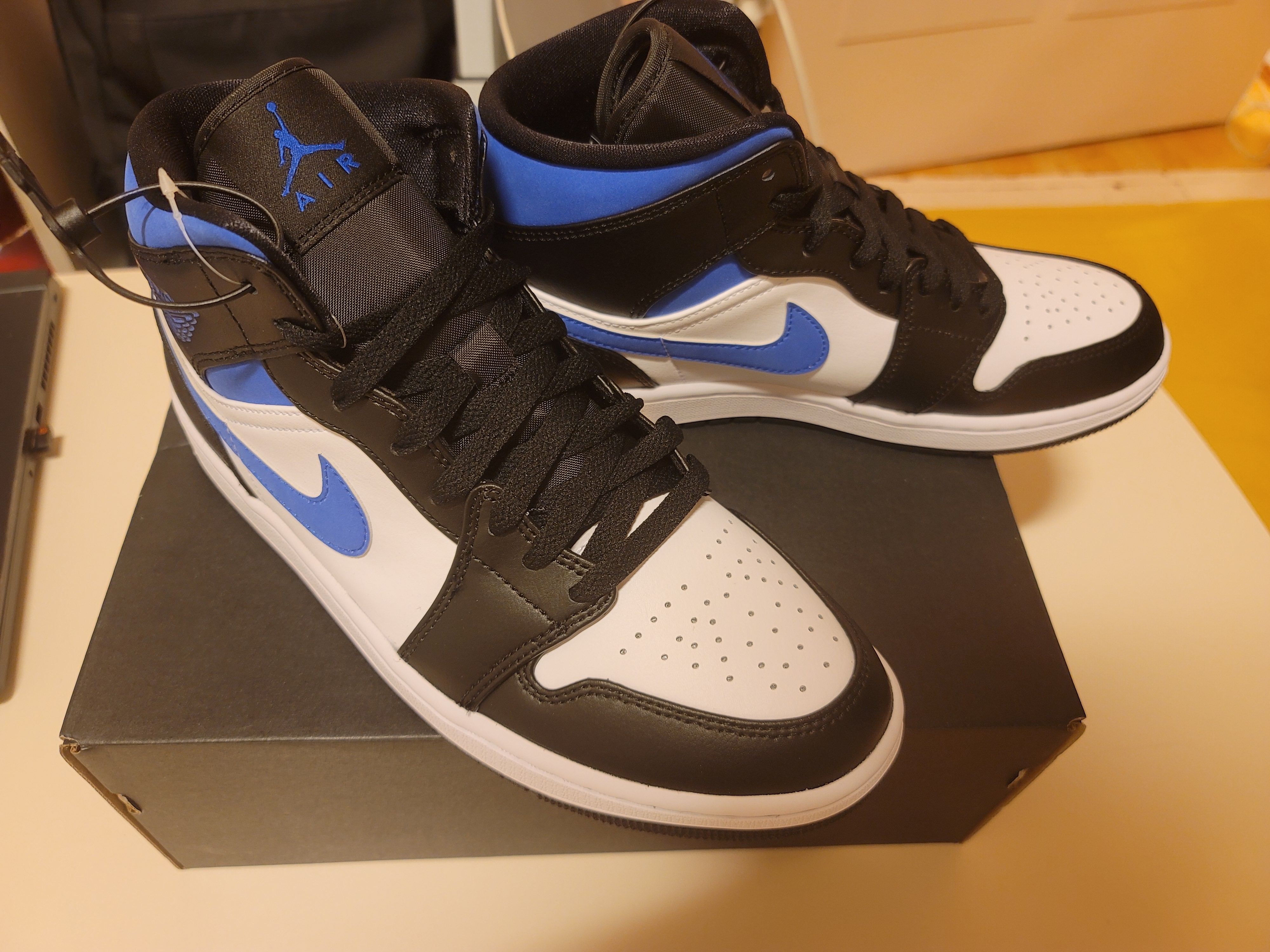 Jordan 1 Mid Racer Blue 착용 스타일 - 2
