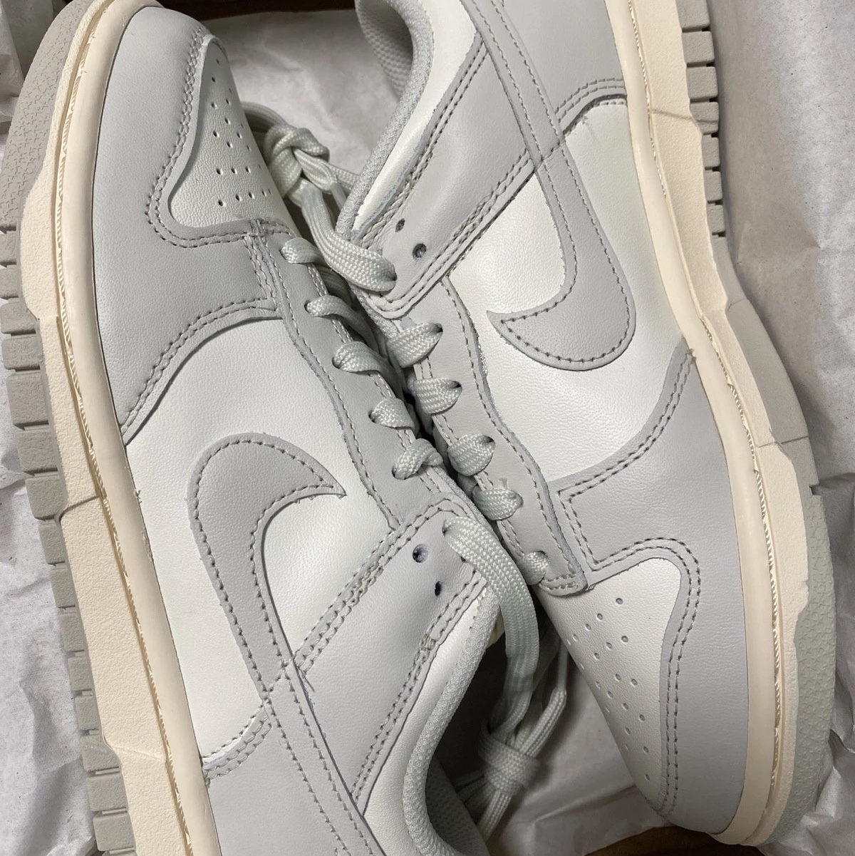(W) Nike Dunk Low Light Bone 착용 스타일