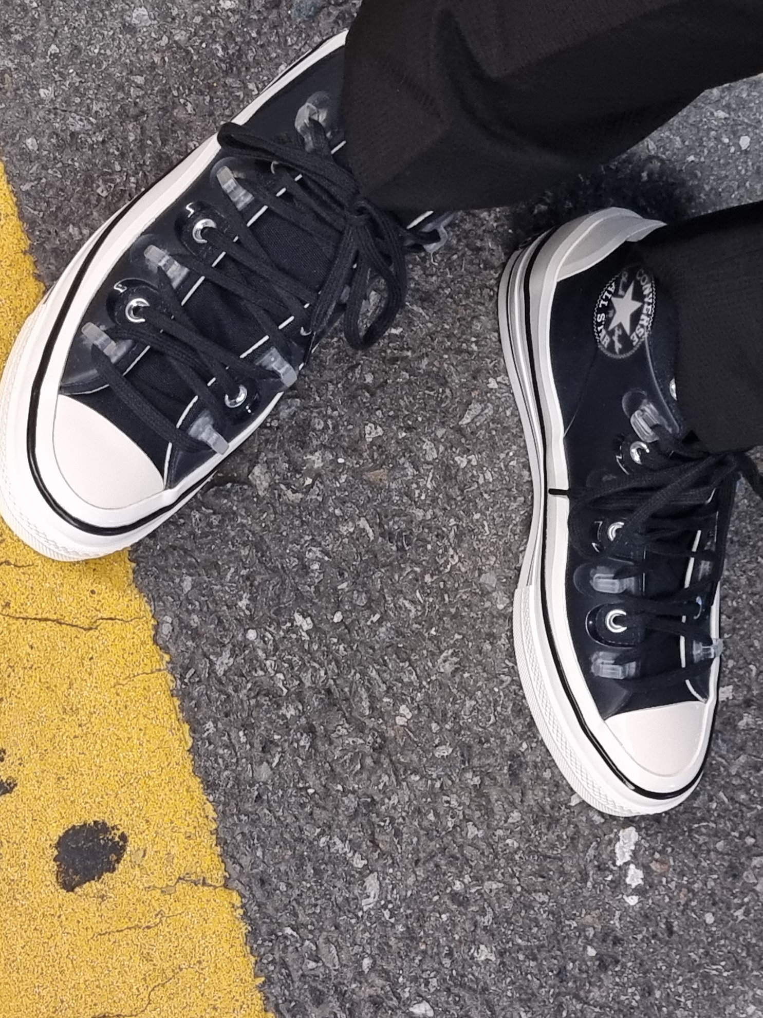 Converse x Kim Jones Chuck 70 Utility Wave High Black 착용 스타일 - 2
