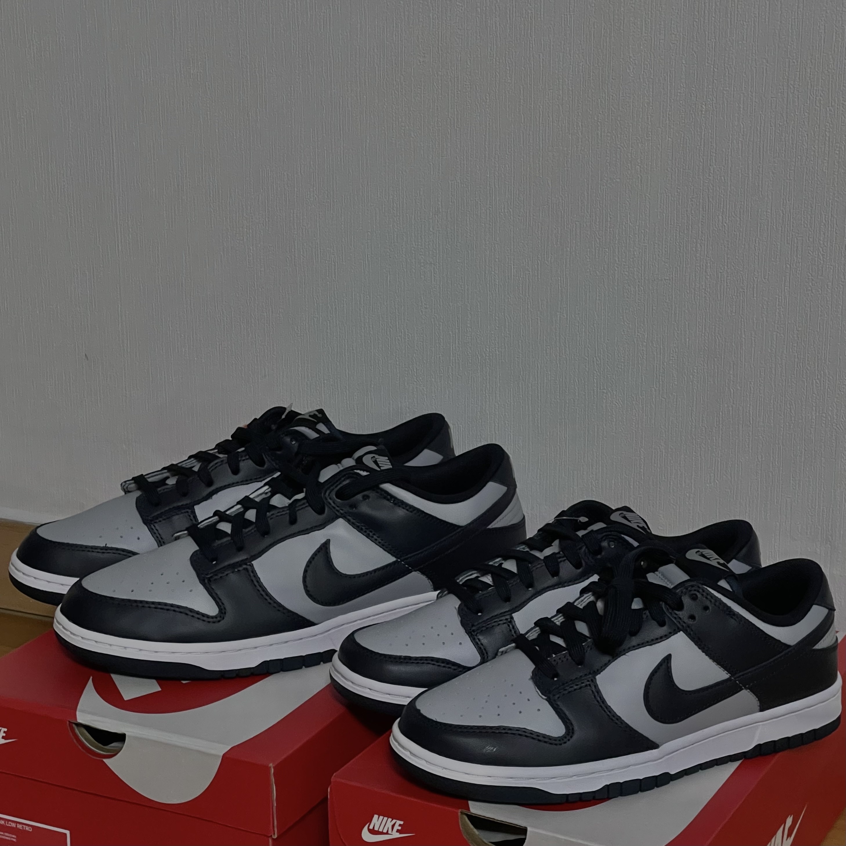 Nike Dunk Low Retro Championship Grey 착용 스타일