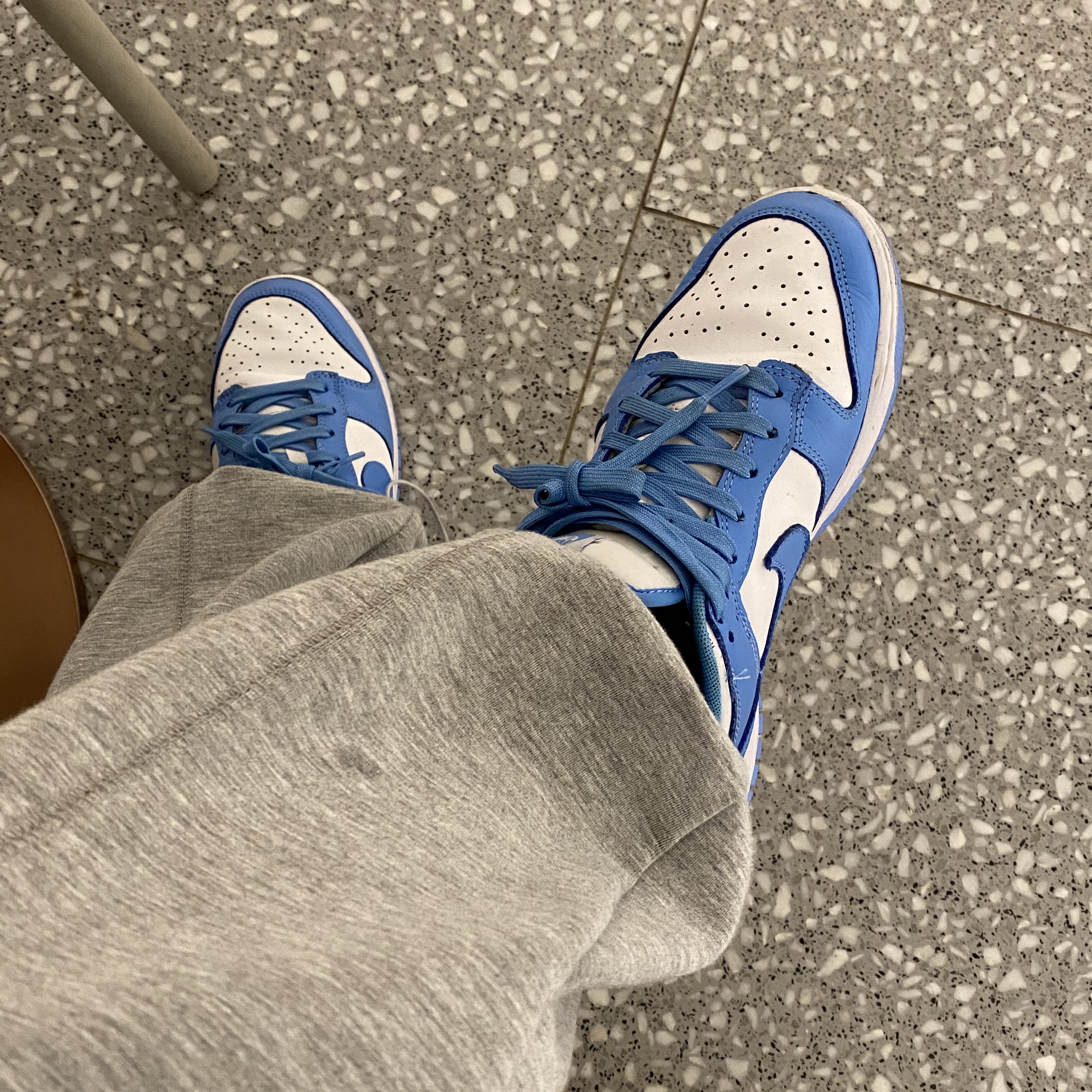 Nike Dunk Low Retro University Blue 착용 스타일