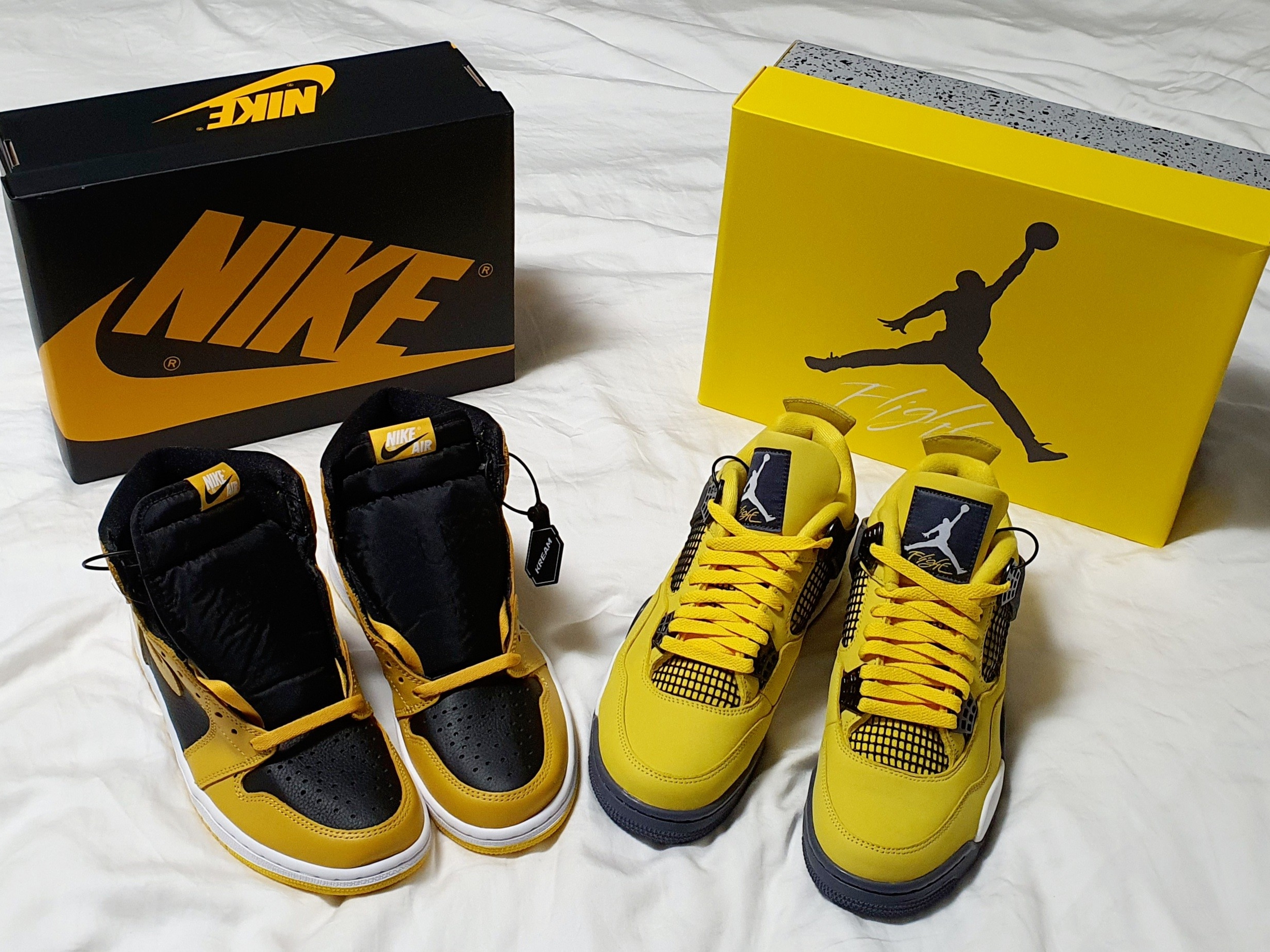 Jordan 4 Retro Tour Yellow 착용 스타일 - 4