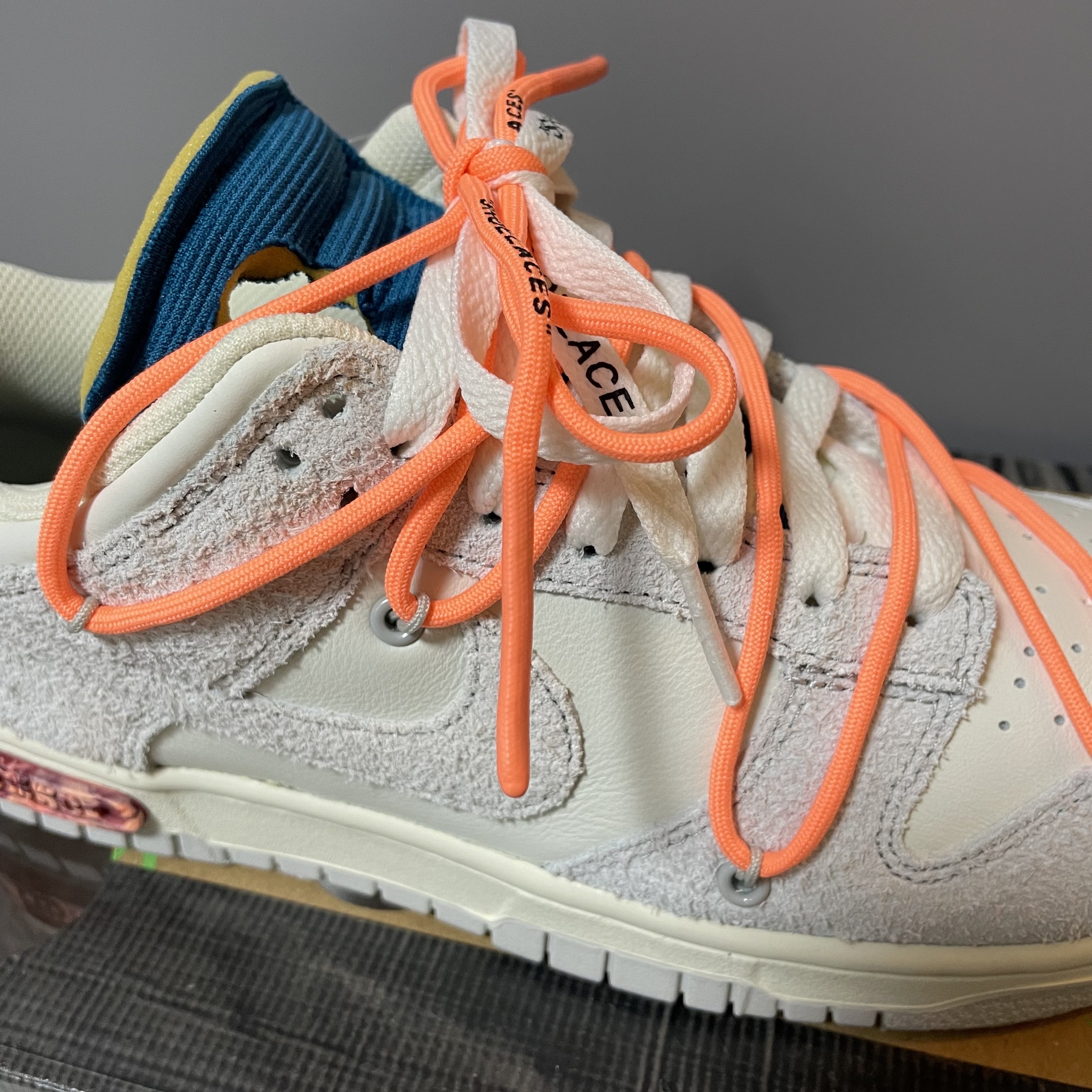 Nike x Off-White Dunk Low The 50 - Lot 19 착용 스타일 - 4