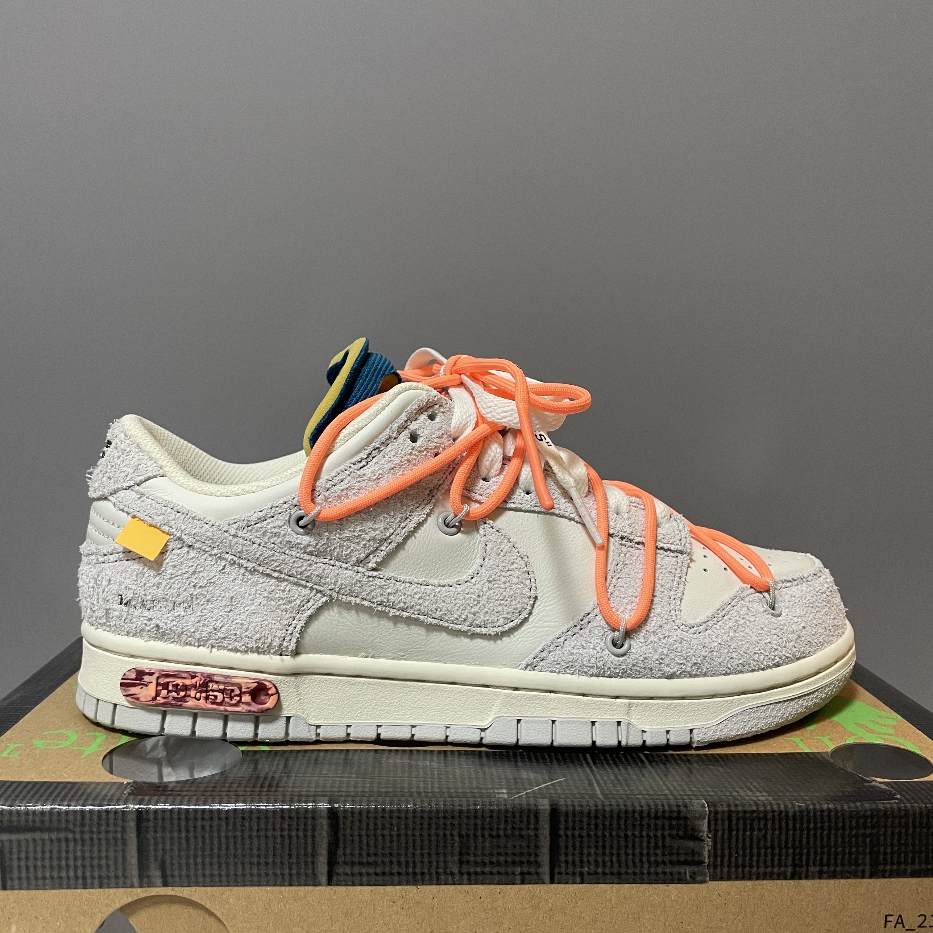 Nike x Off-White Dunk Low The 50 - Lot 19 착용 스타일 - 1