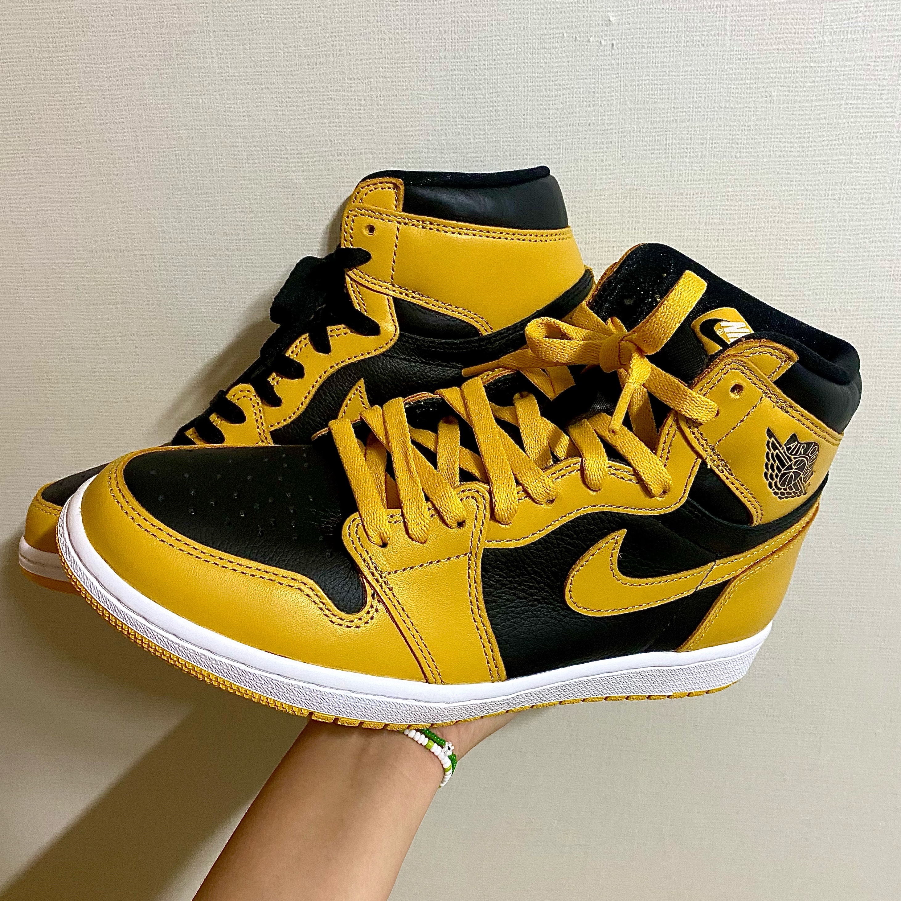Jordan 1 Retro High OG Pollen, (GS) Jordan 1 Retro High OG Pollen 착용 스타일 - 2