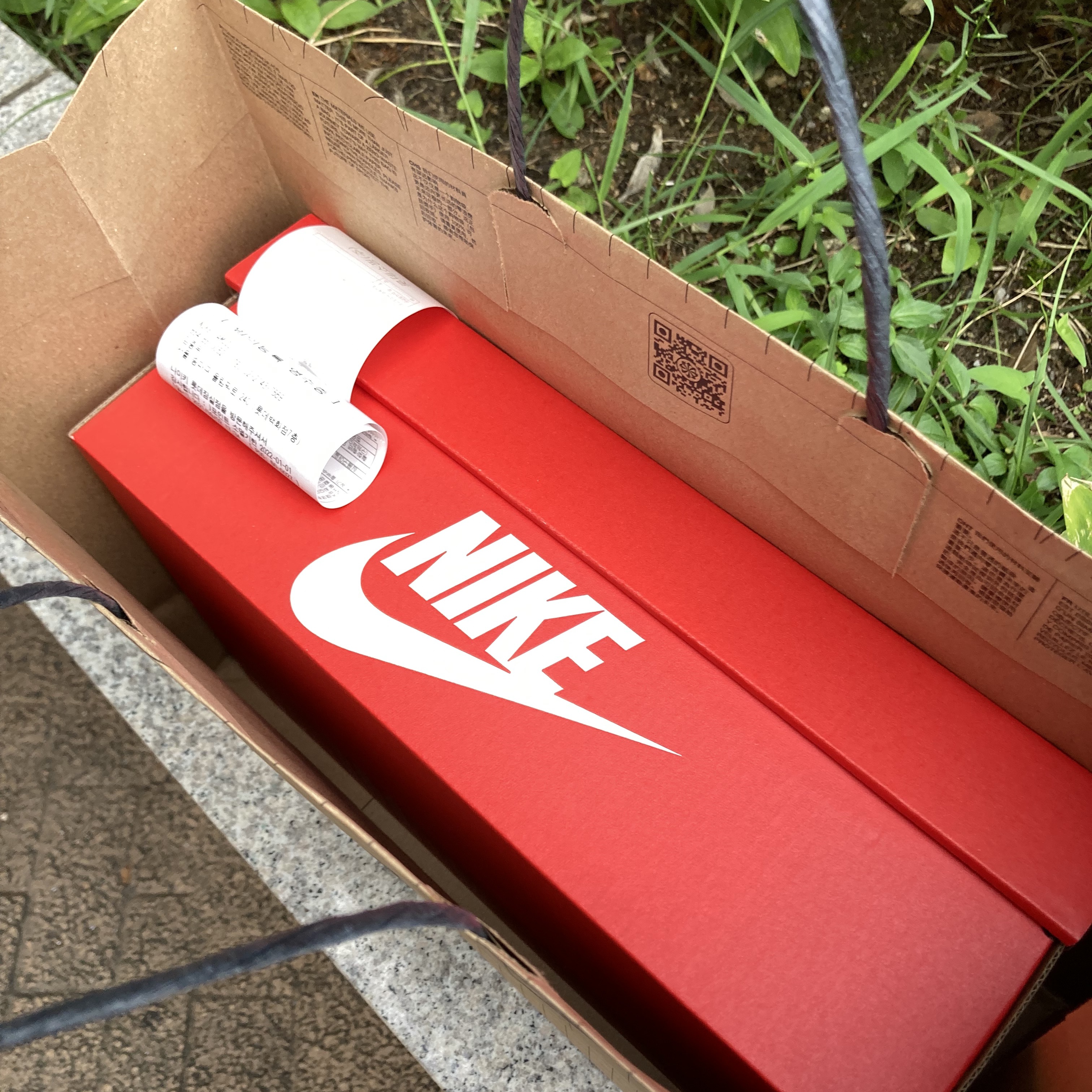 Nike Dunk Low Retro Championship Grey 착용 스타일 - 1