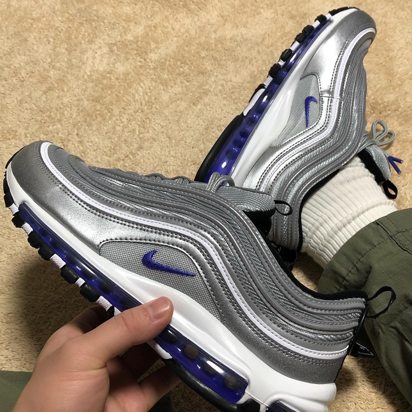 Nike Air Max 97 Persian Violet 착용 스타일 - 1