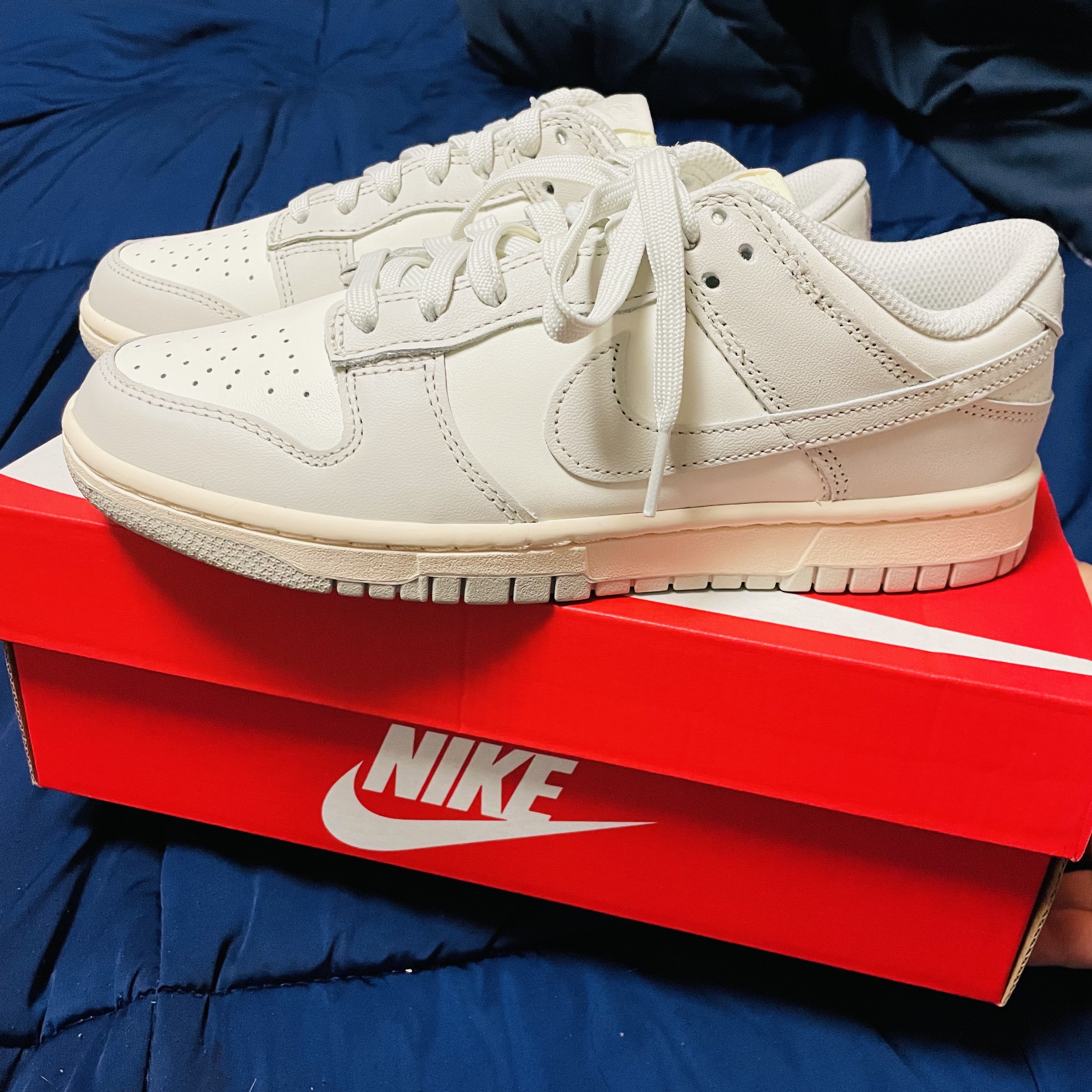 (W) Nike Dunk Low Light Bone 착용 스타일