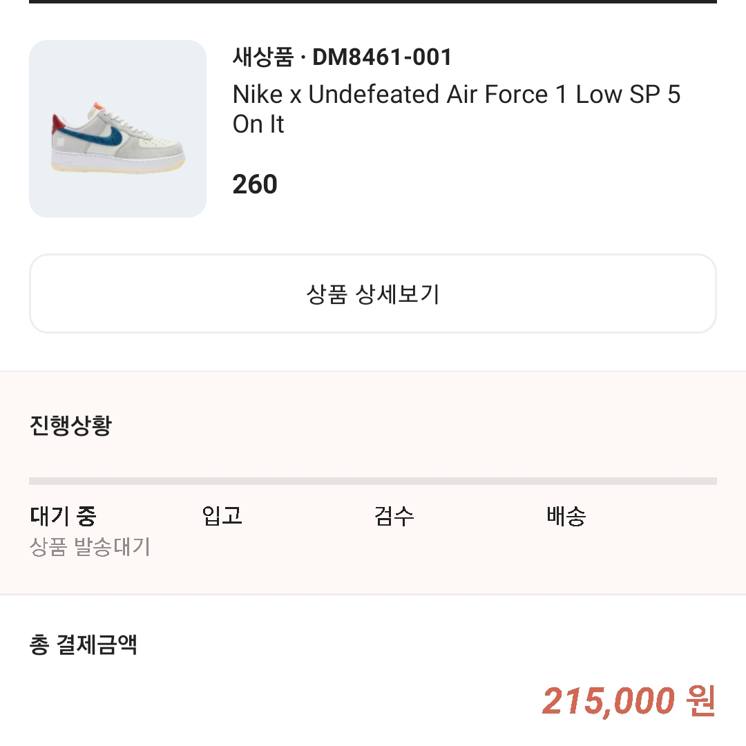 Nike x Undefeated Air Force 1 Low SP 5 On It 착용 스타일