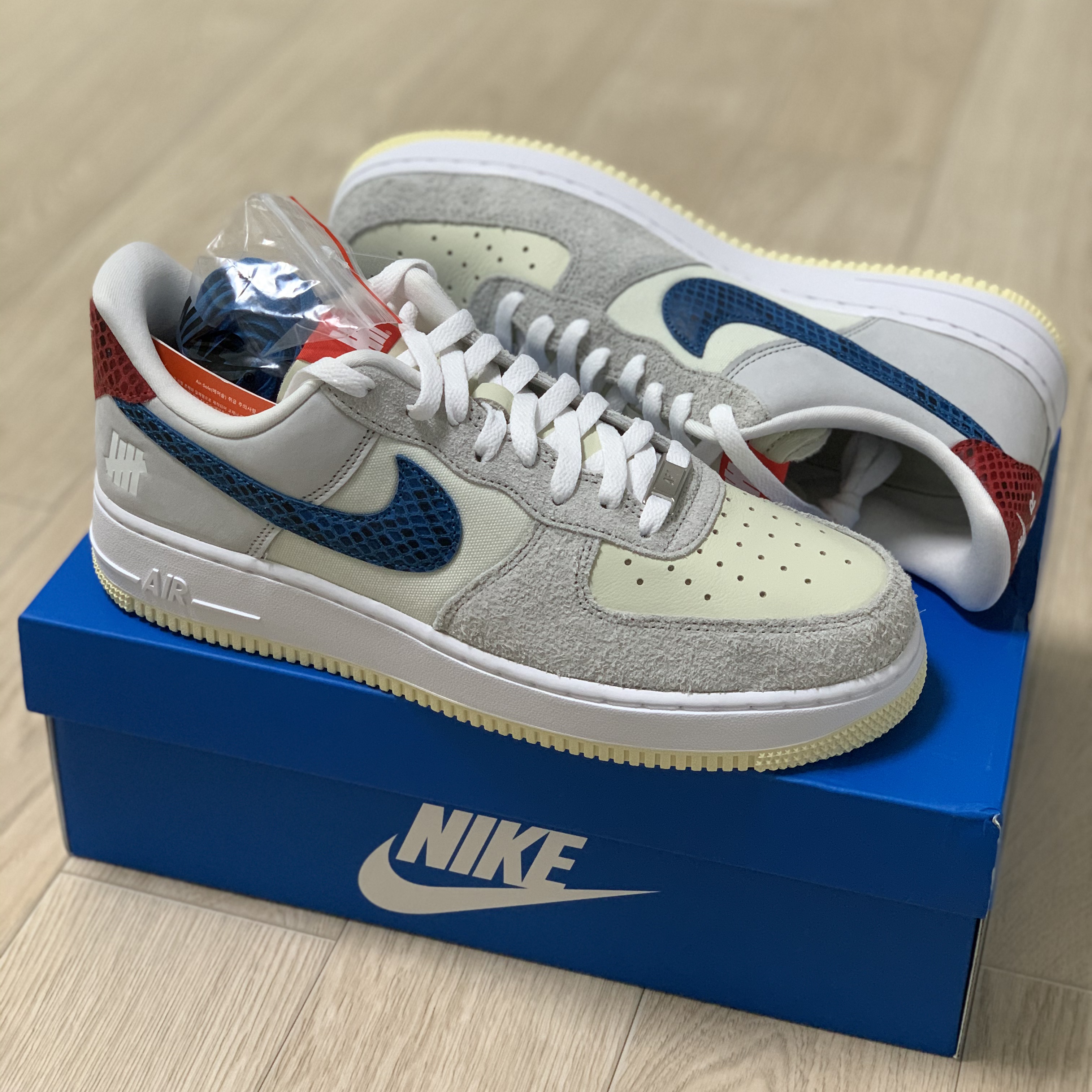 Nike x Undefeated Air Force 1 Low SP 5 On It 착용 스타일