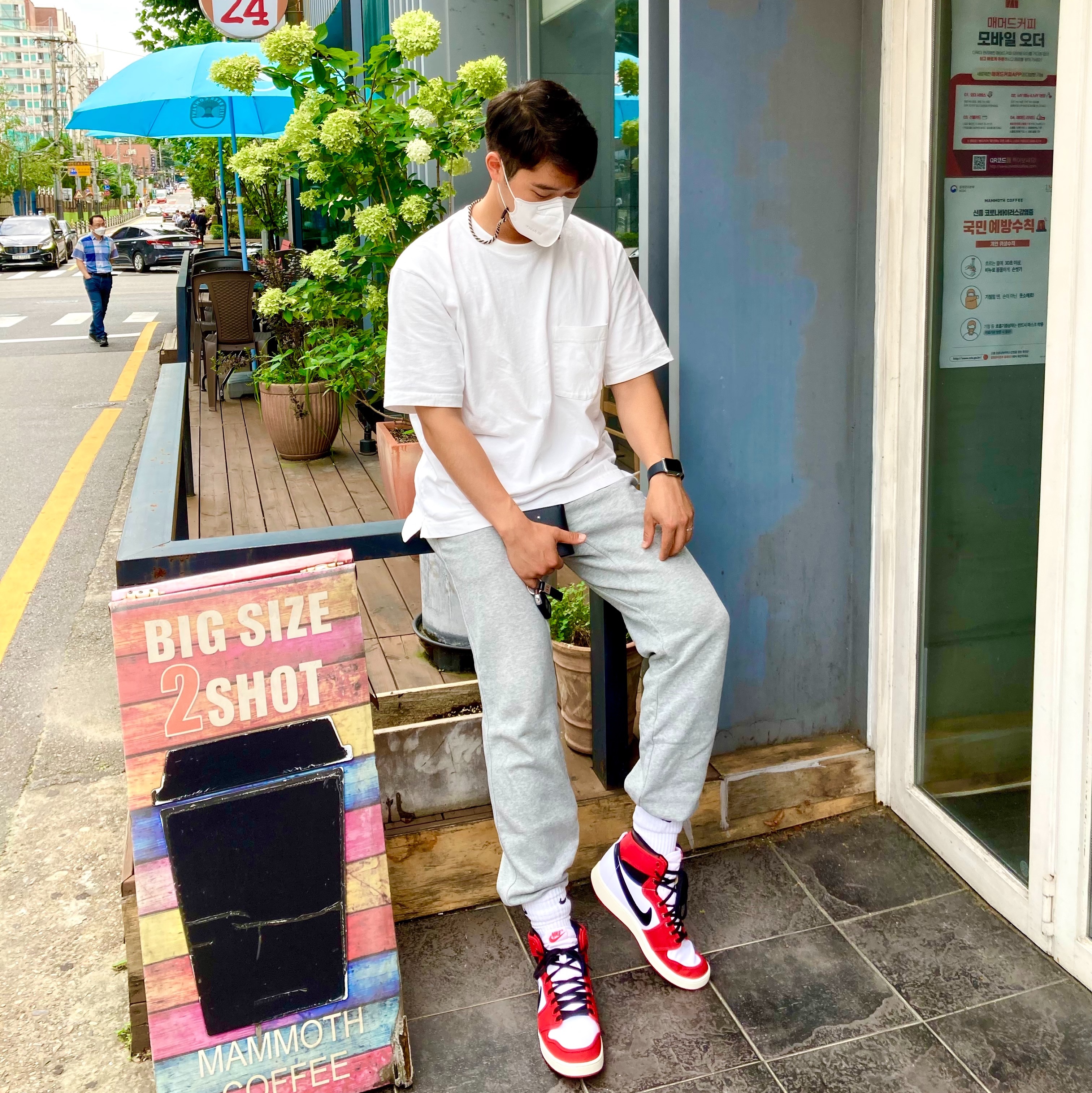 Jordan 1 KO Chicago 2021 착용 스타일 - 2