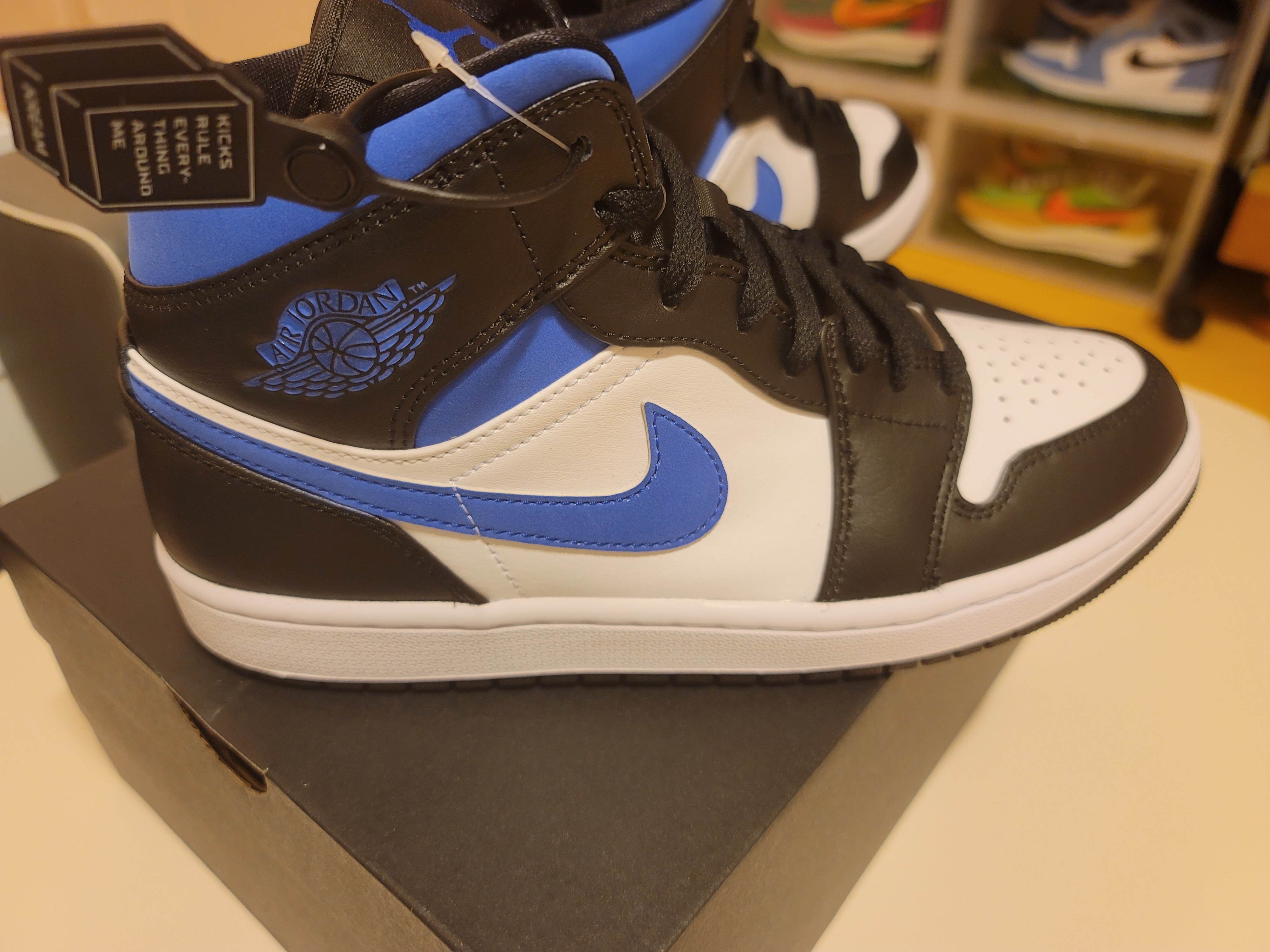 Jordan 1 Mid Racer Blue 착용 스타일 - 1