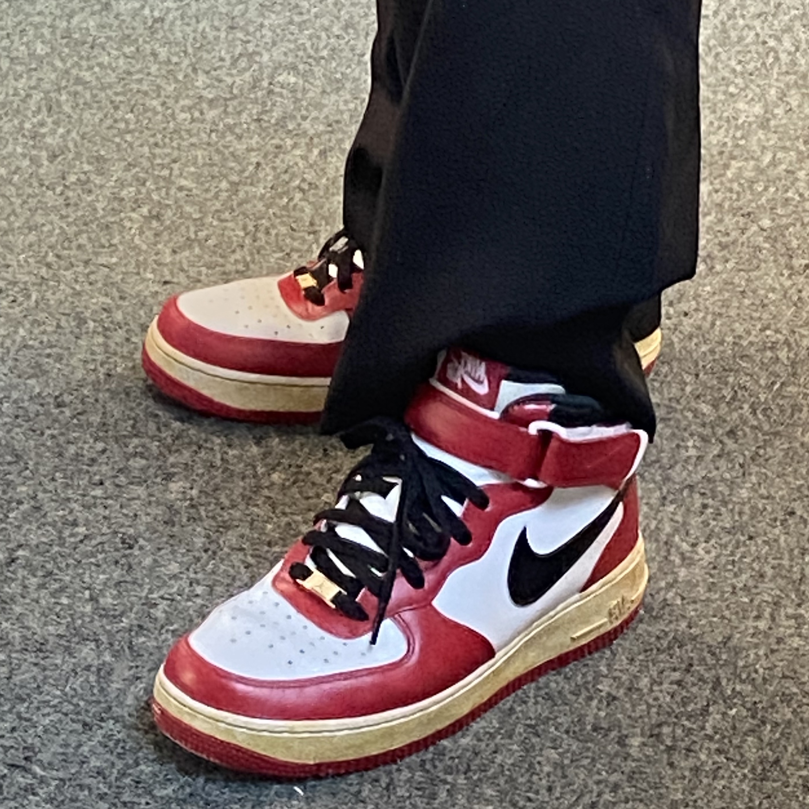 Nike Air Force 1 Mid '07 White 착용 스타일