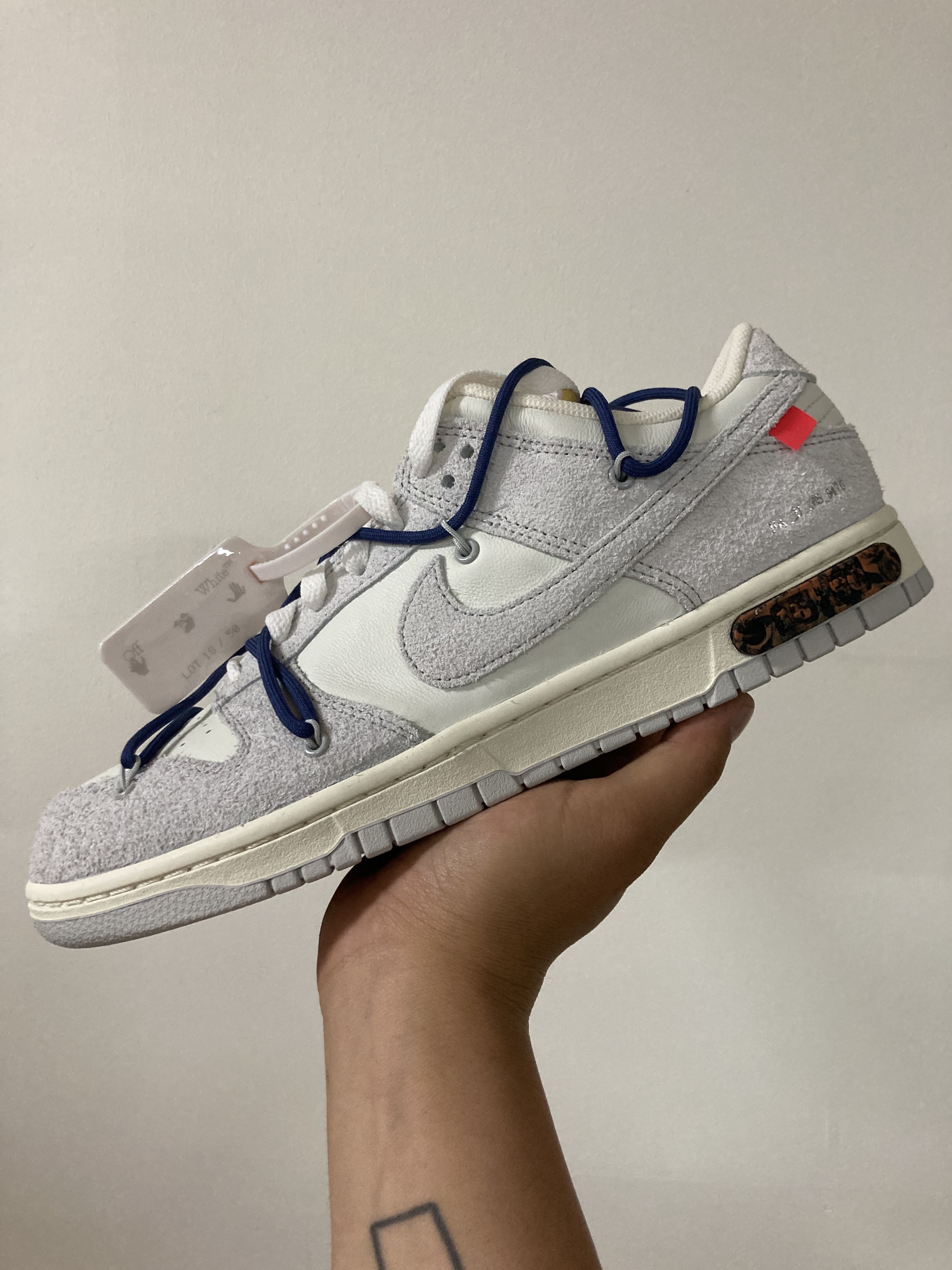 Nike x Off-White Dunk Low The 50 - Lot 18 착용 스타일