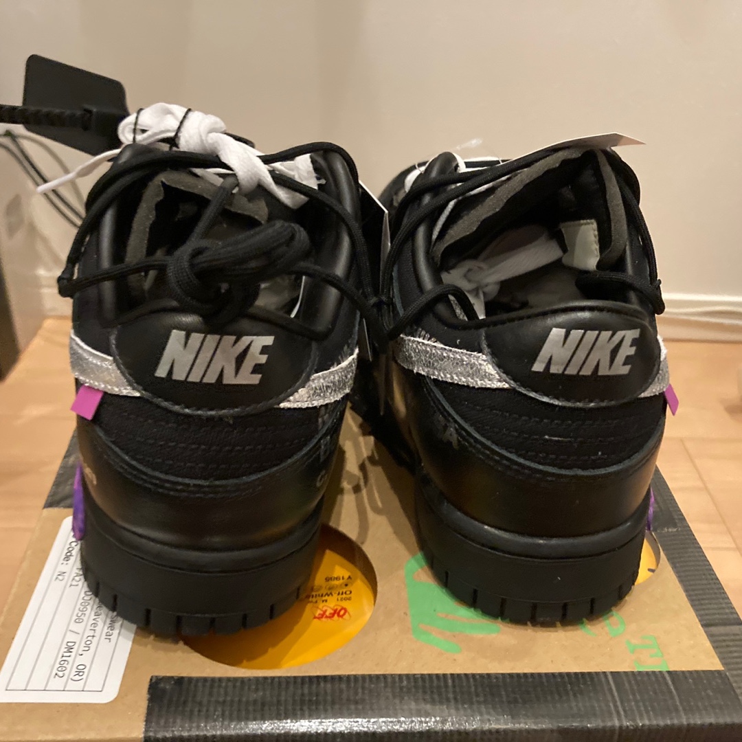 Nike x Off-White Dunk Low The 50 - Lot 50 착용 스타일 - 1