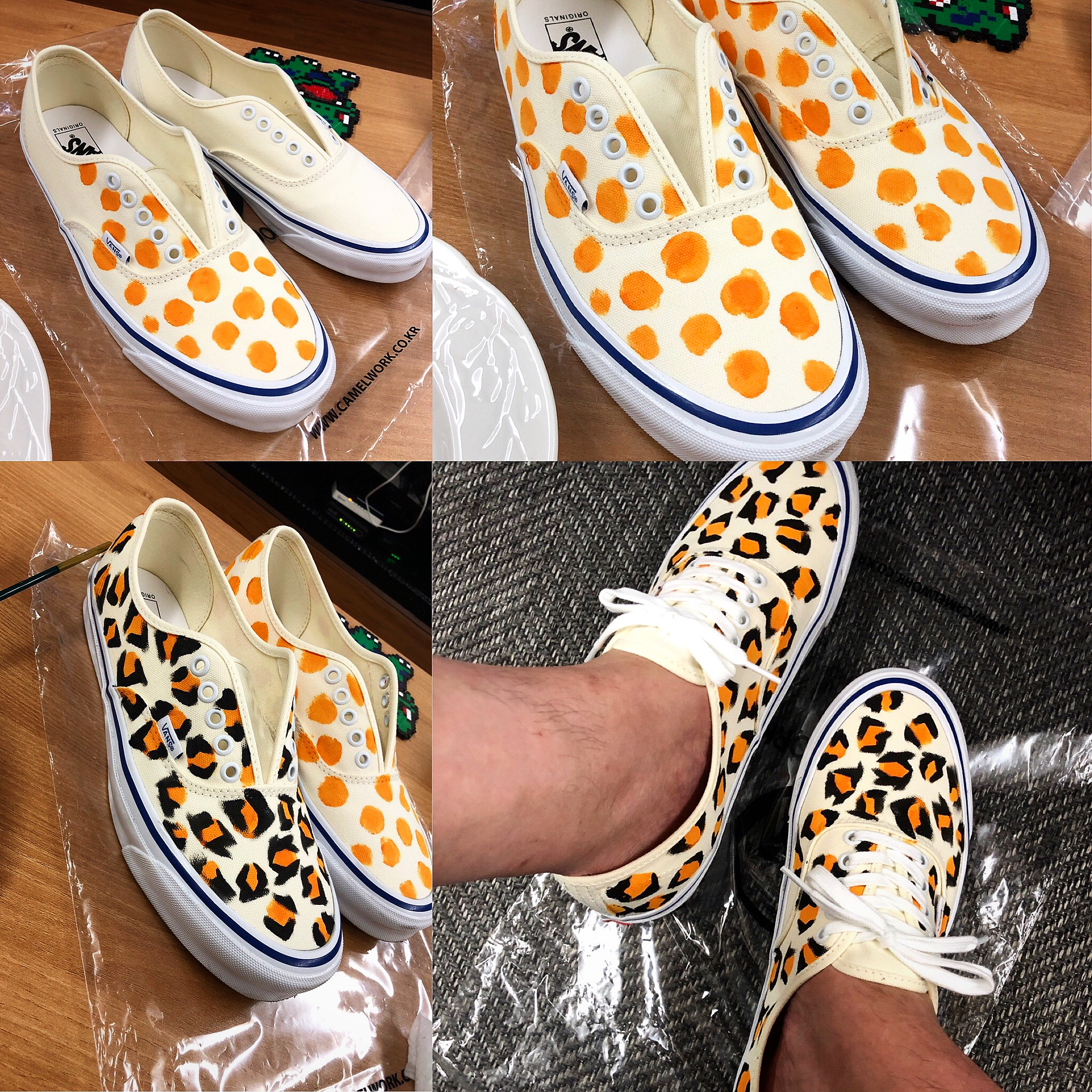 Vans Vault OG Authentic LX Classic White 착용 스타일