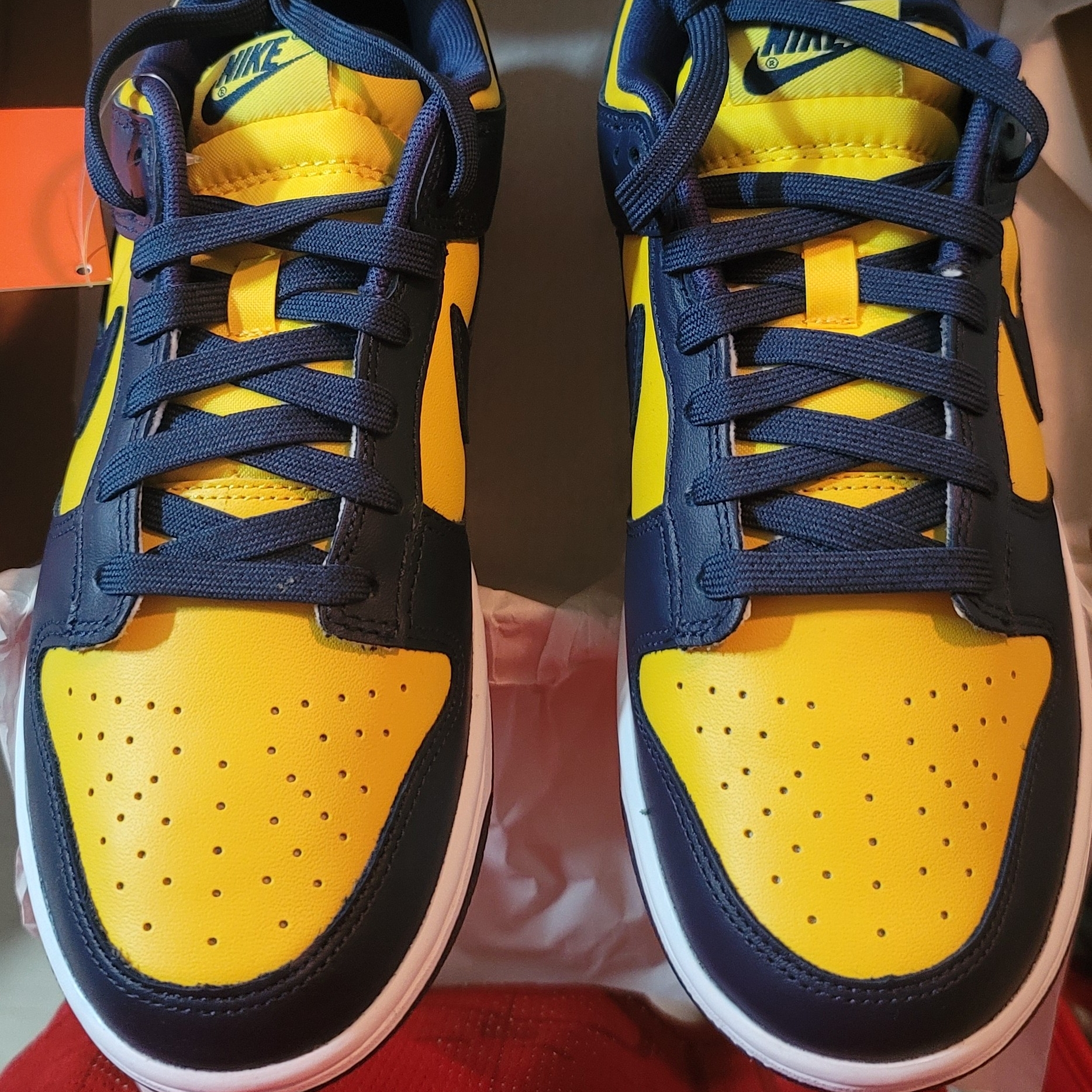 Nike Dunk Low Retro Varsity Maize 착용 스타일 - 1