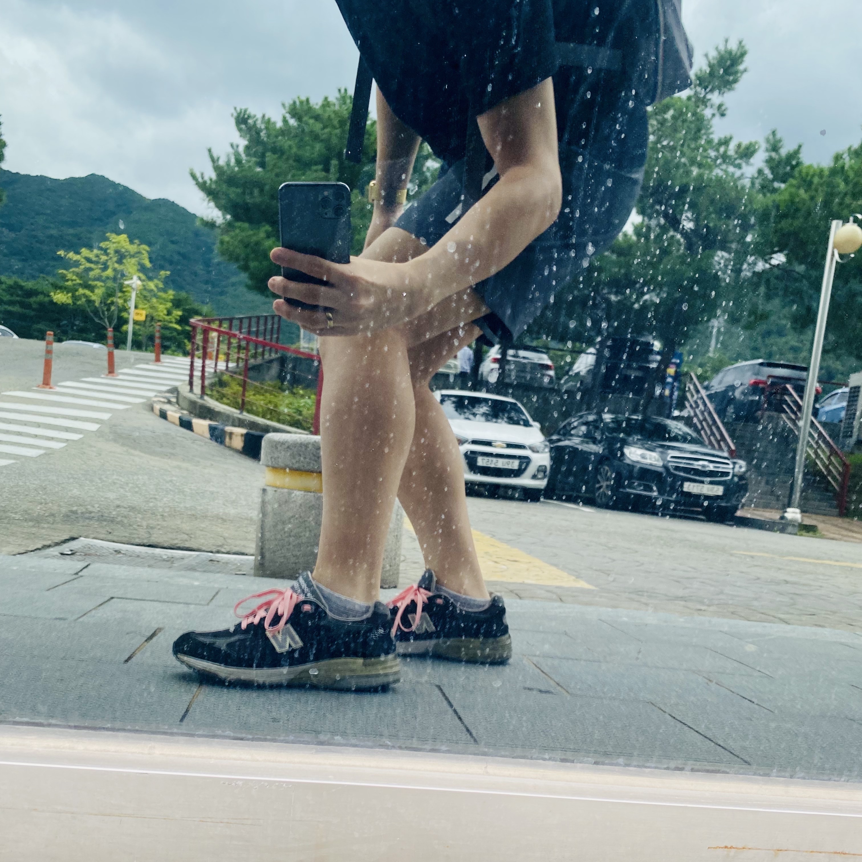 New Balance 993 Made in USA Black - D Standard 착용 스타일