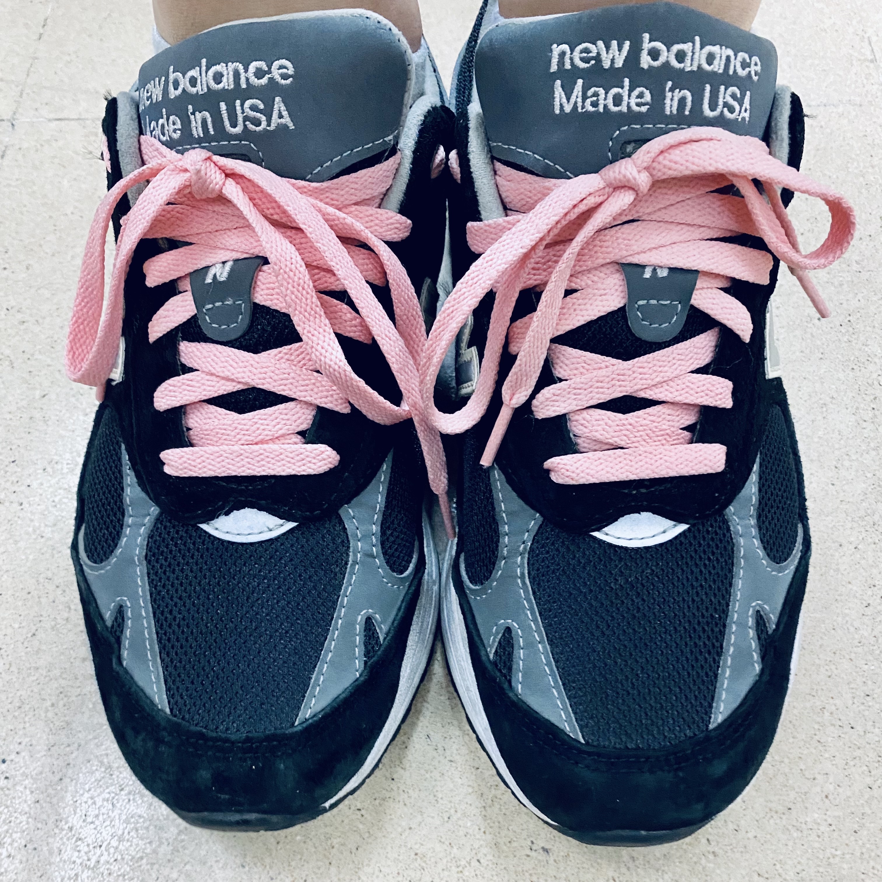 New Balance 993 Made in USA Black - D Standard 착용 스타일