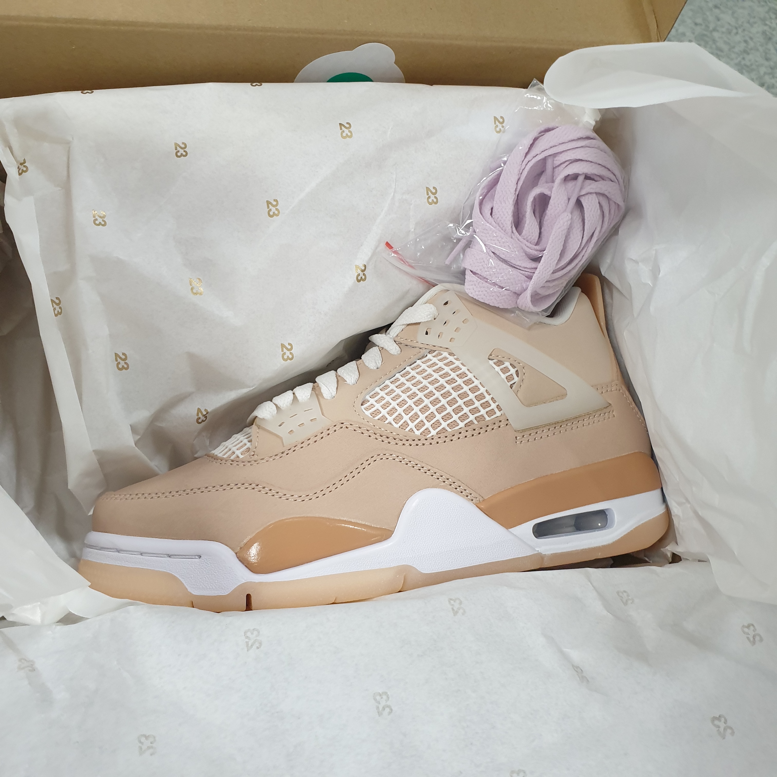 (W) Jordan 4 Retro Shimmer 착용 스타일 - 2