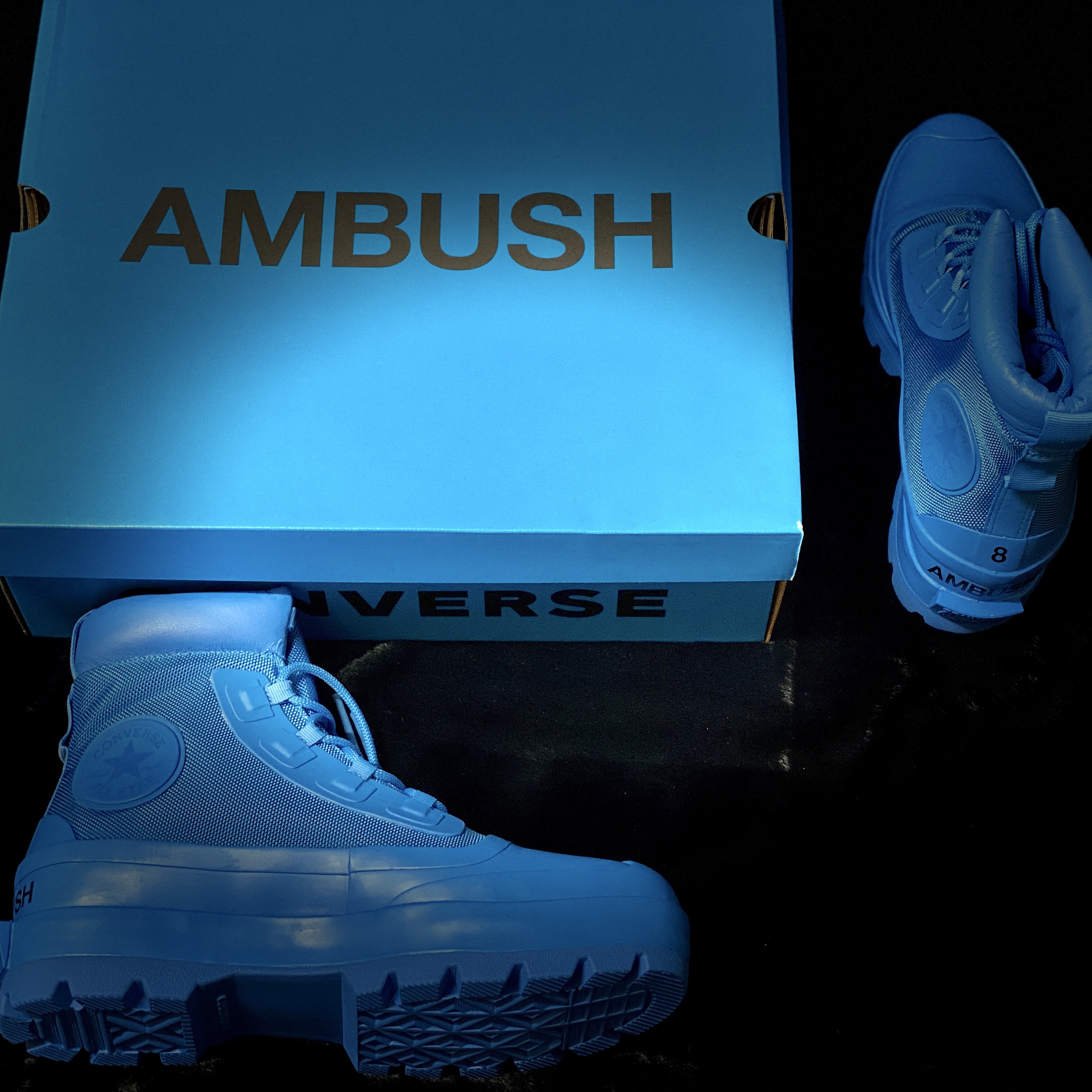 Converse x Ambush Chuck Taylor All Star Duck Boot Blithe 착용 스타일 - 5