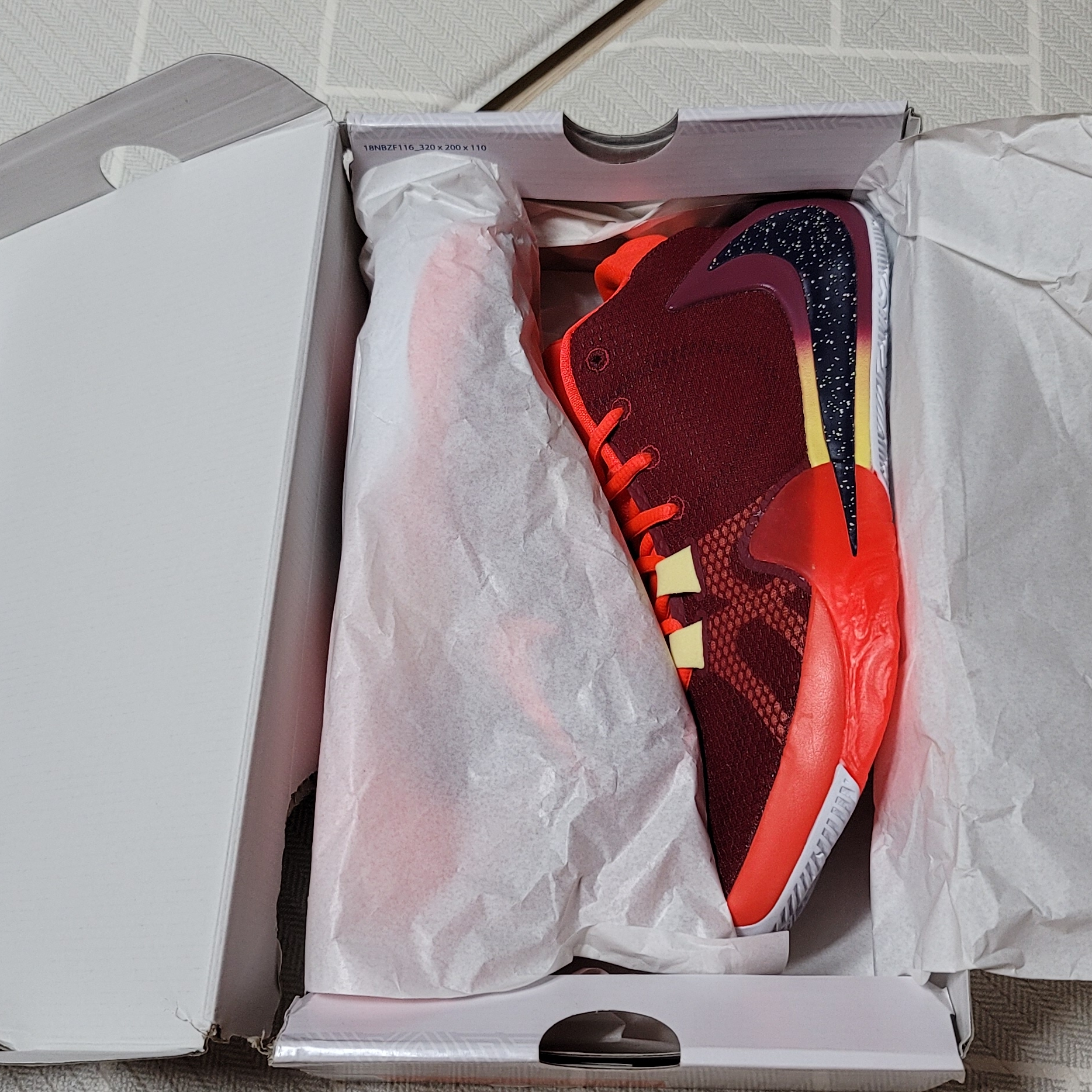 Nike Zoom Freak 1 Noble Red 착용 스타일 - 2